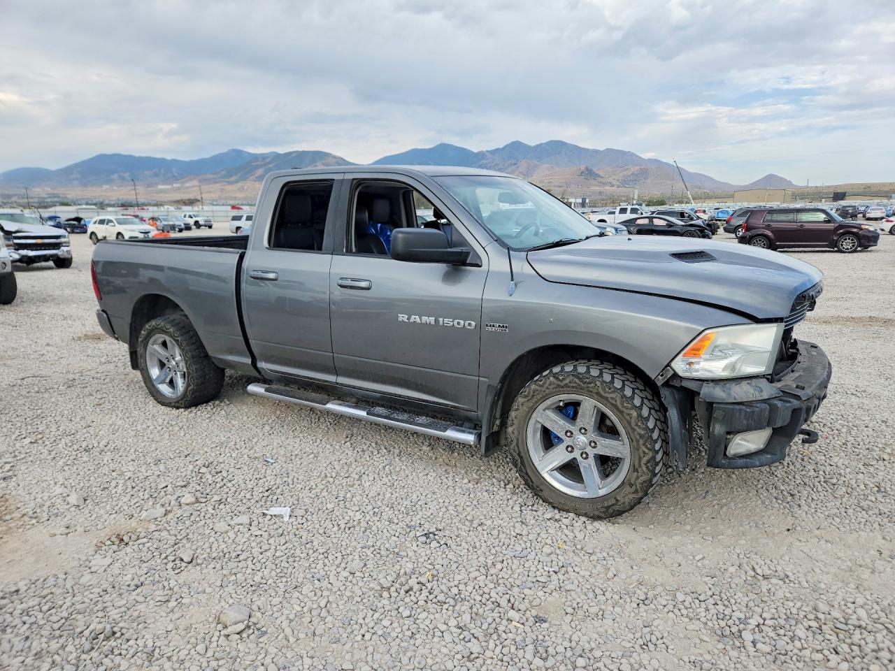 2012 Dodge Ram 1500 Sport Gray vin: 1C6RD7HT6CS262608