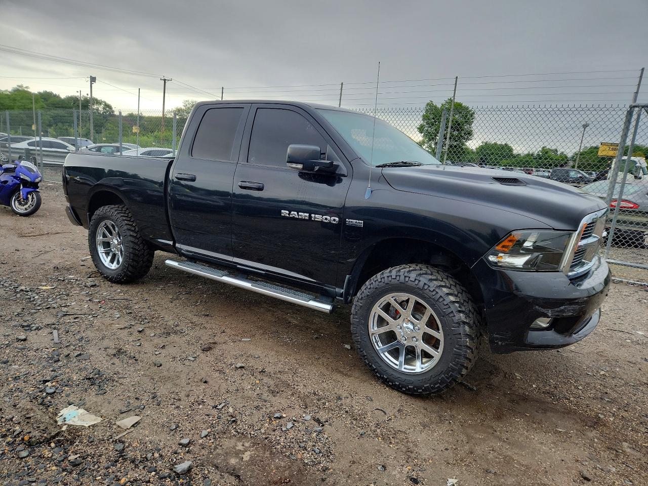 2012 Dodge Ram 1500 Sport Black vin: 1C6RD7HT8CS114217