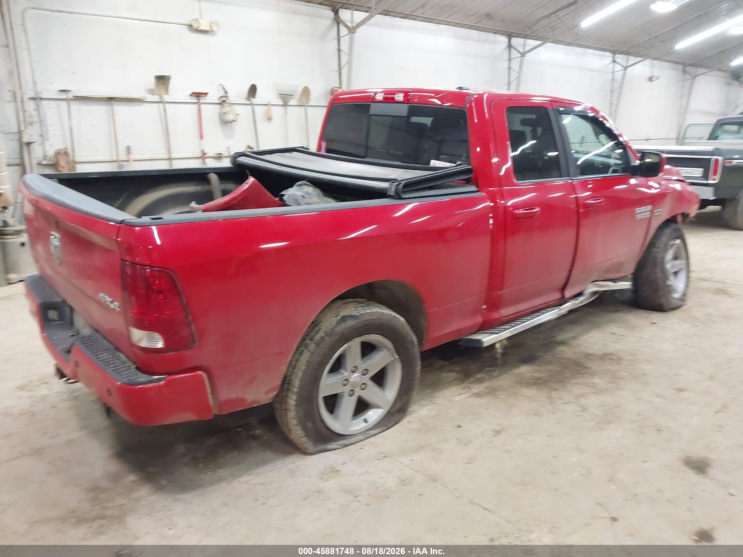 2012 Ram 1500 Sport Red vin: 1C6RD7HT8CS114346