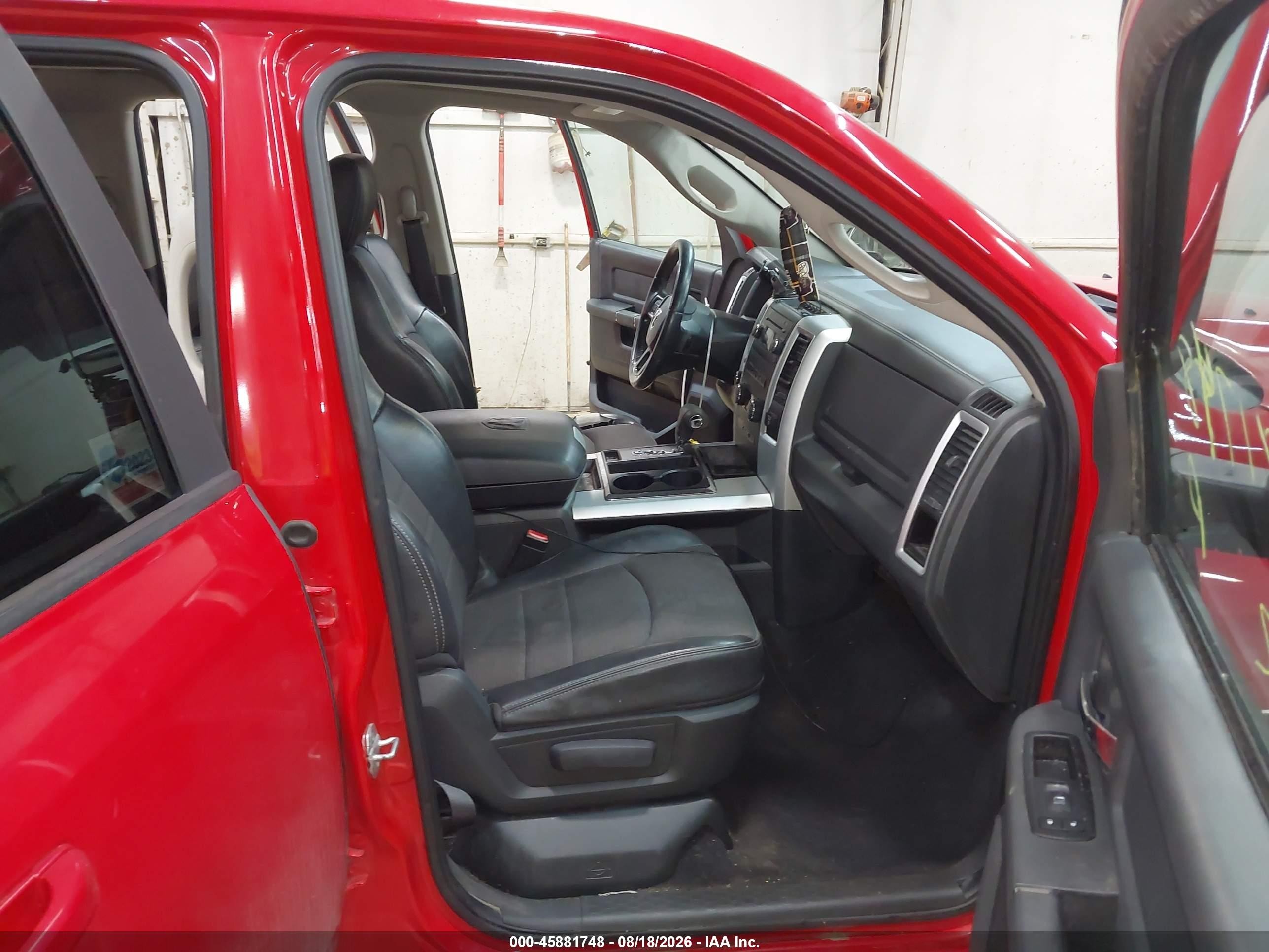 2012 Ram 1500 Sport Red vin: 1C6RD7HT8CS114346