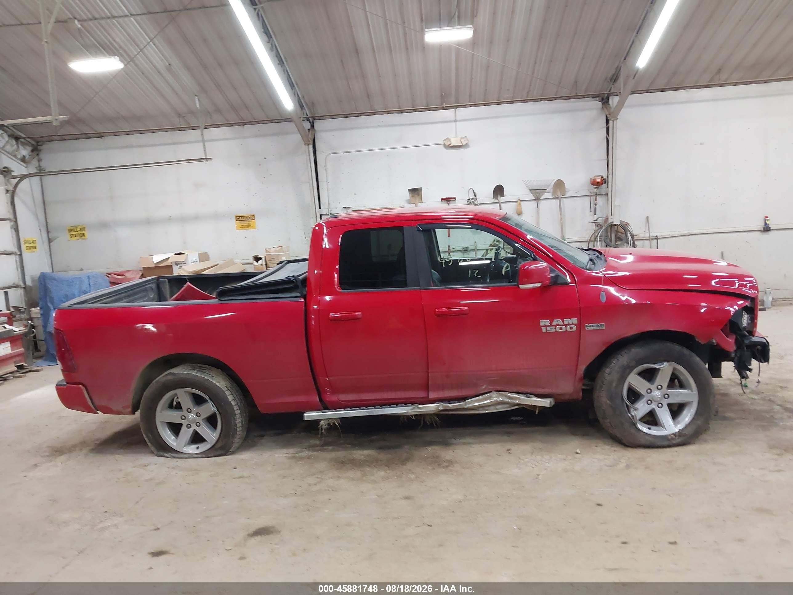 2012 Ram 1500 Sport Red vin: 1C6RD7HT8CS114346