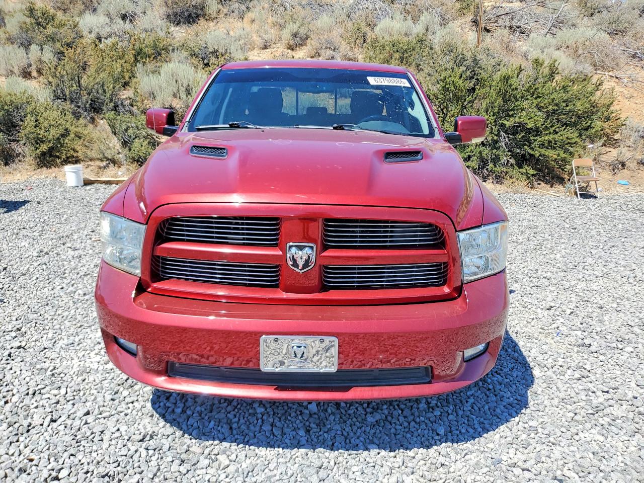 2012 Dodge Ram 1500 Sport Темно-бордовый vin: 1C6RD7HT8CS315003