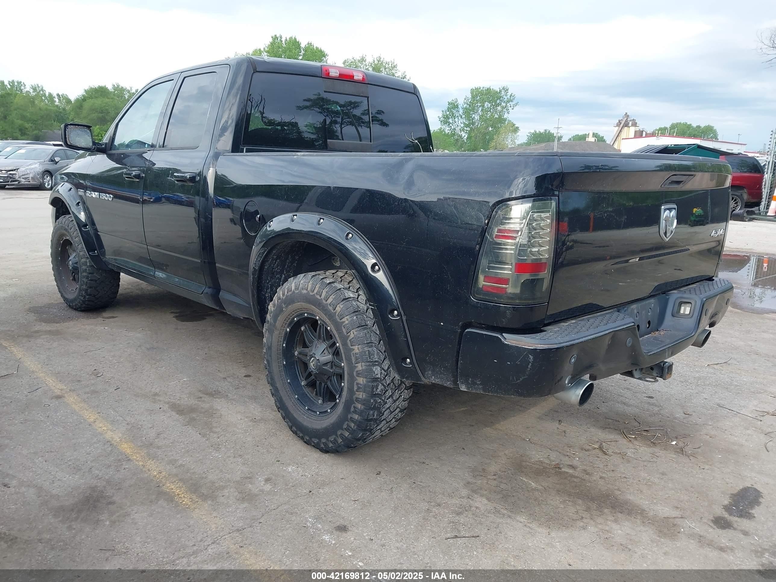 2012 Ram 1500 Sport Black vin: 1C6RD7HT9CS277376