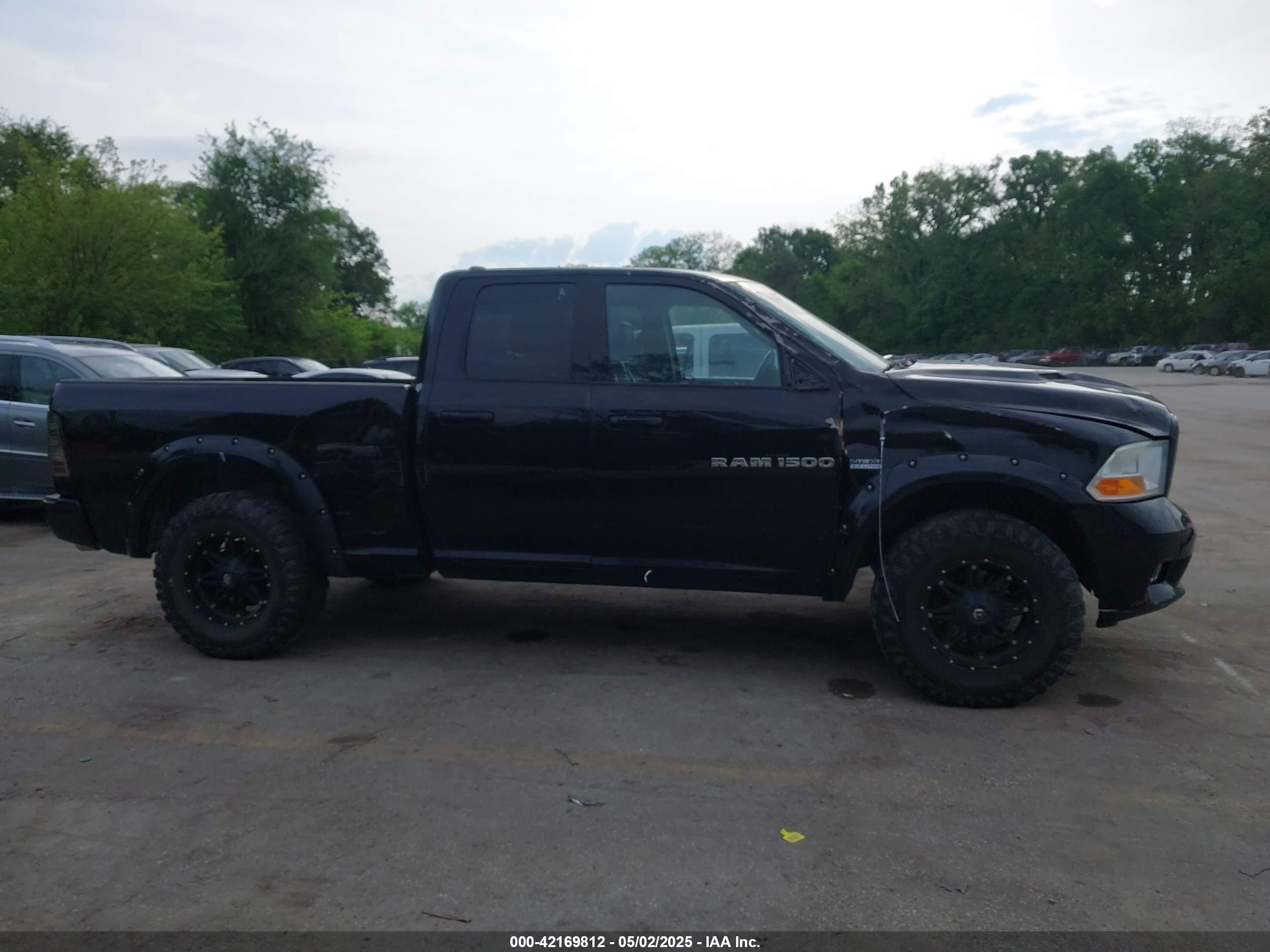 2012 Ram 1500 Sport Black vin: 1C6RD7HT9CS277376