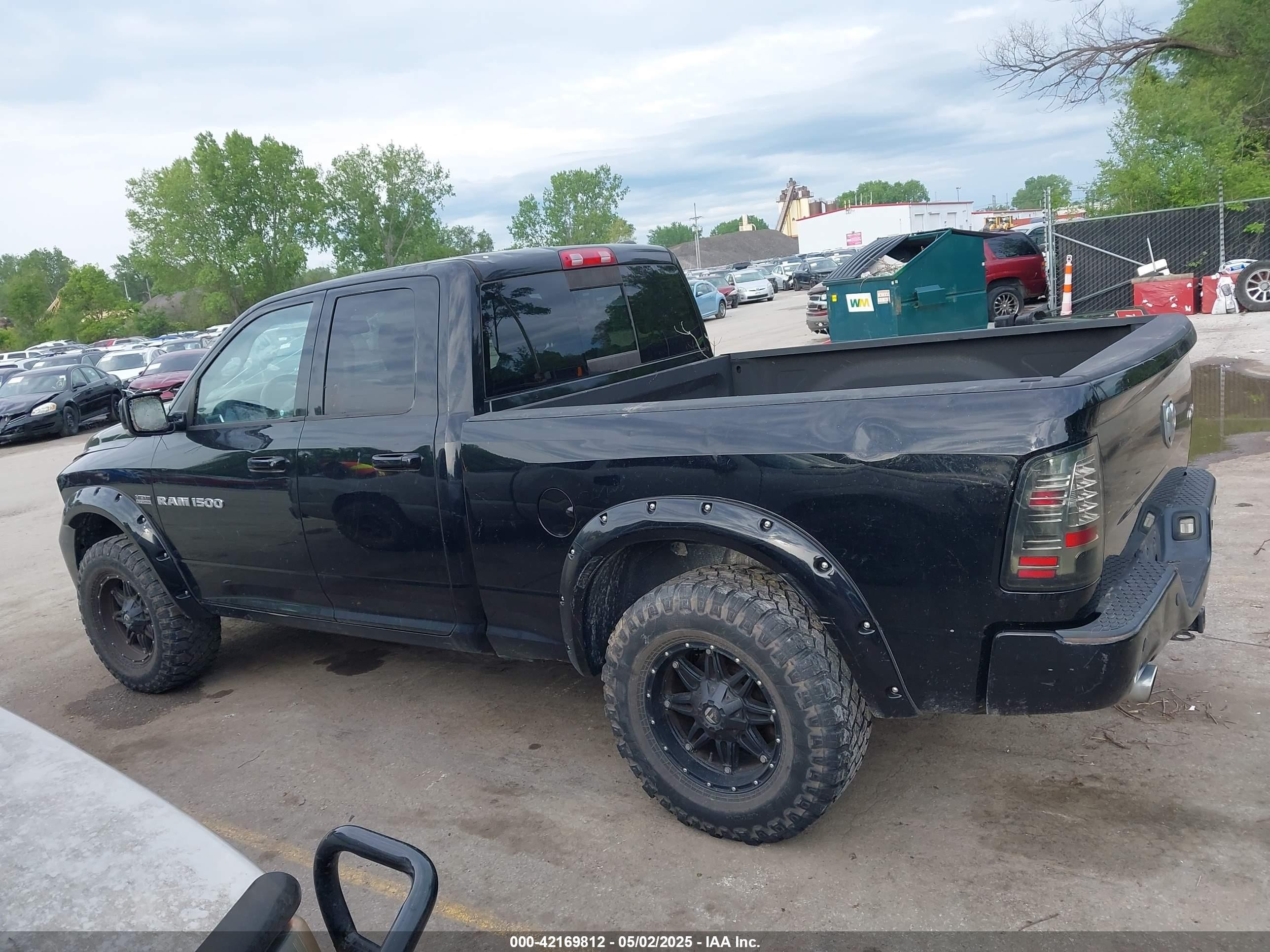 2012 Ram 1500 Sport Black vin: 1C6RD7HT9CS277376