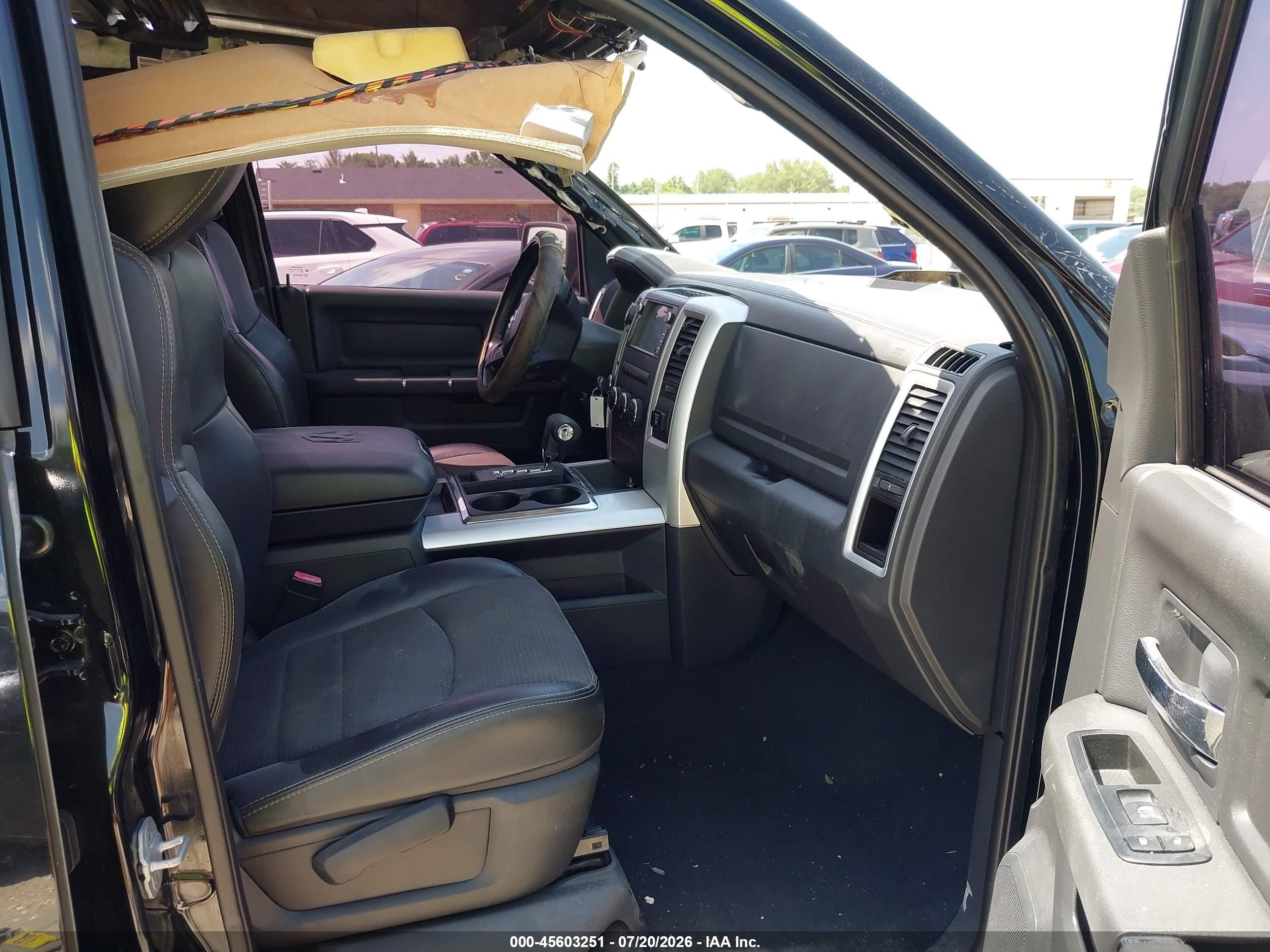 2012 Ram 1500 Sport Black vin: 1C6RD7HTXCS122058