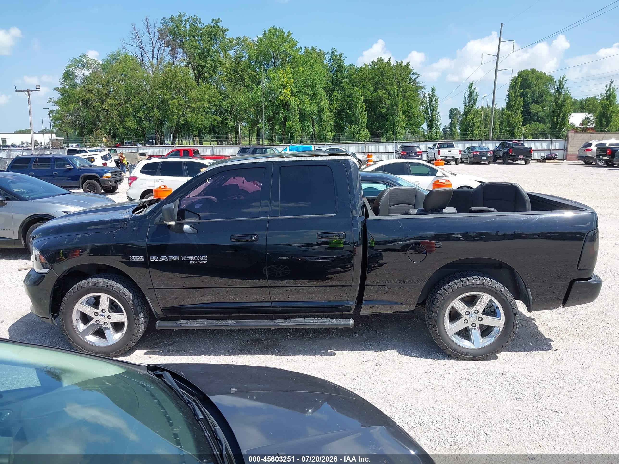 2012 Ram 1500 Sport Black vin: 1C6RD7HTXCS122058