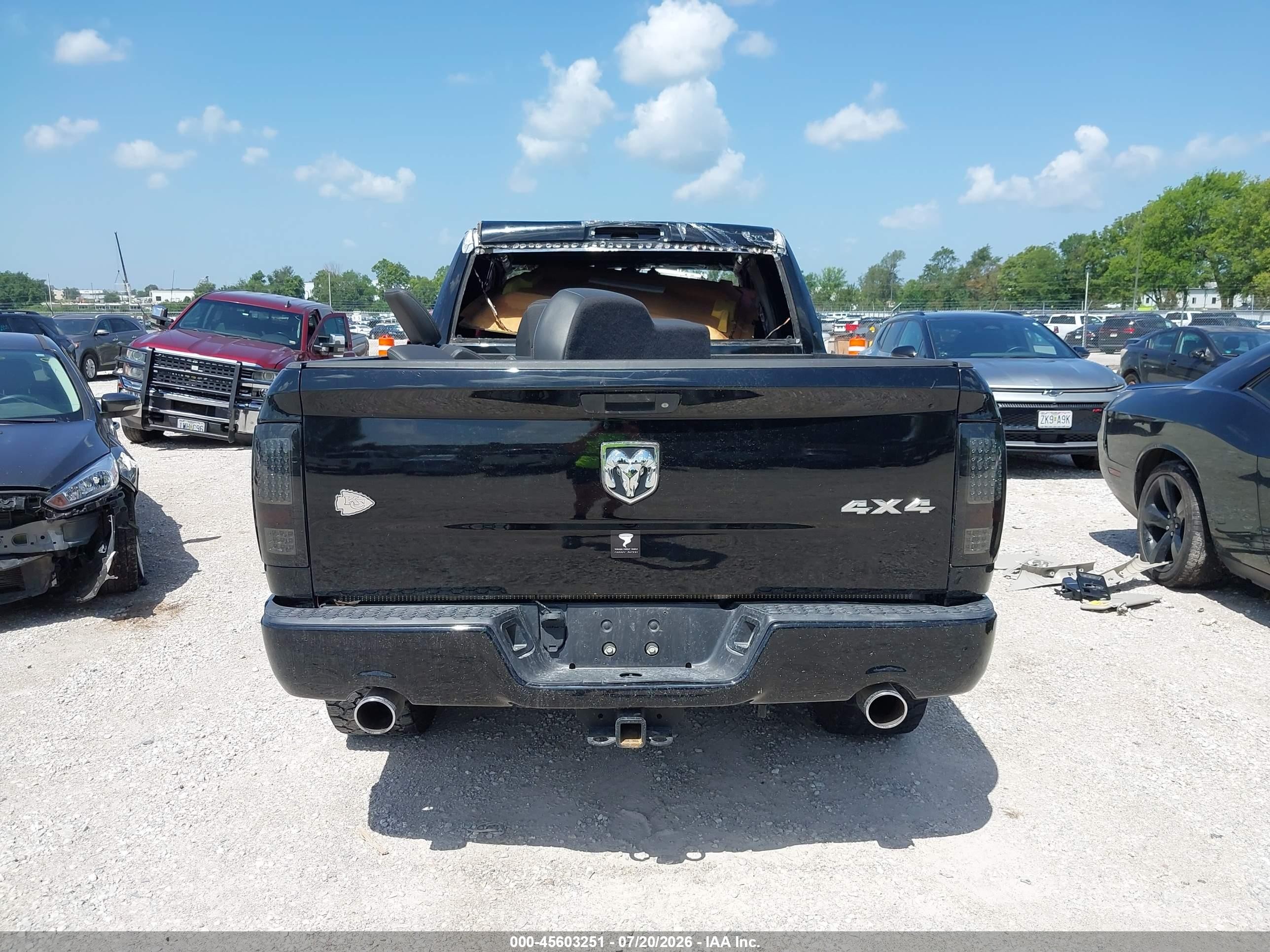 2012 Ram 1500 Sport Black vin: 1C6RD7HTXCS122058