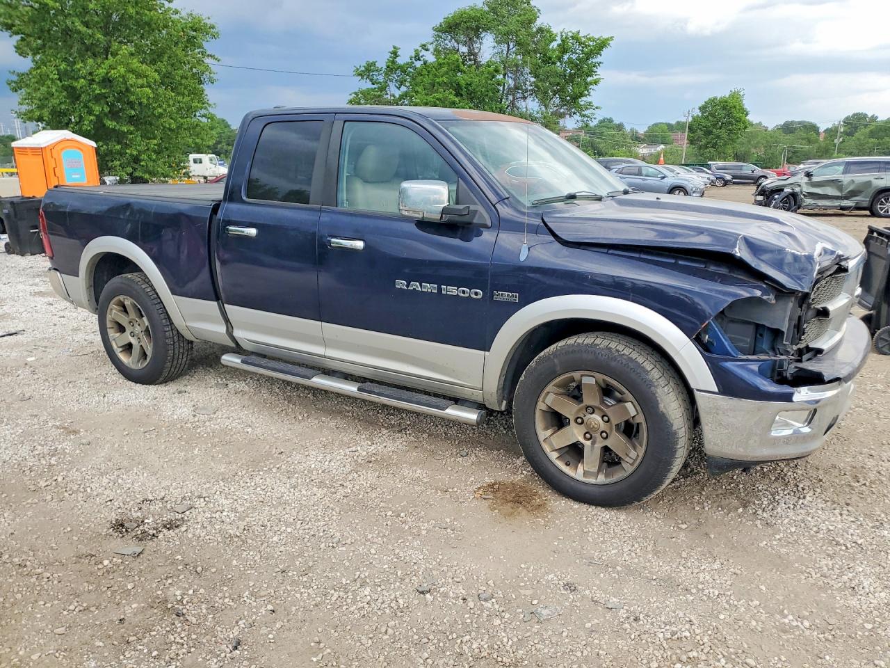 2012 Dodge Ram 1500 Laramie Blue vin: 1C6RD7JT3CS196285
