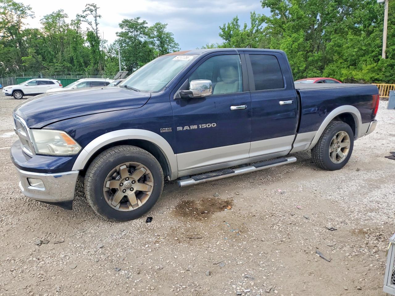 2012 Dodge Ram 1500 Laramie Blue vin: 1C6RD7JT3CS196285
