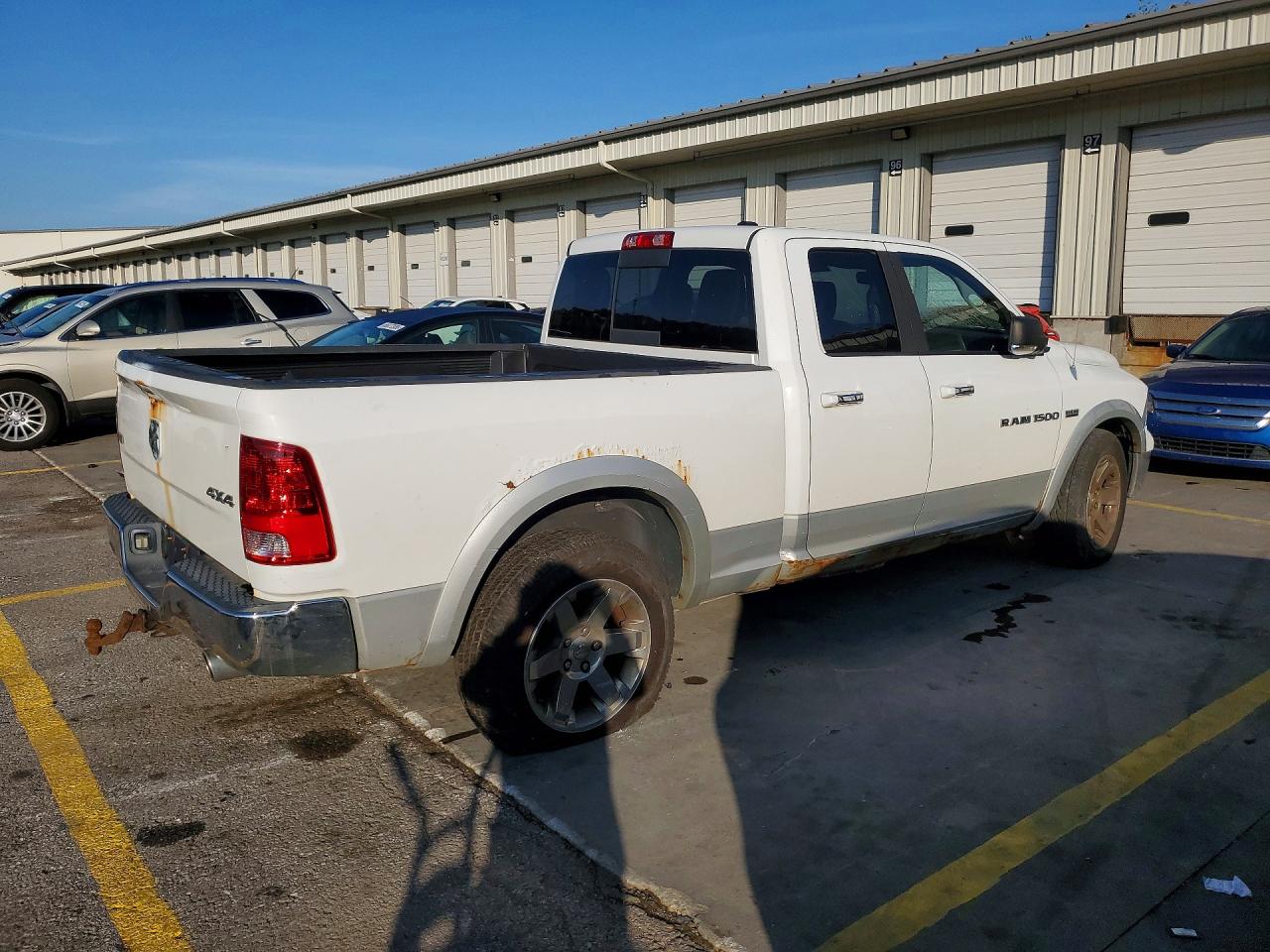 2012 Dodge Ram 1500 Laramie White vin: 1C6RD7JT5CS109261