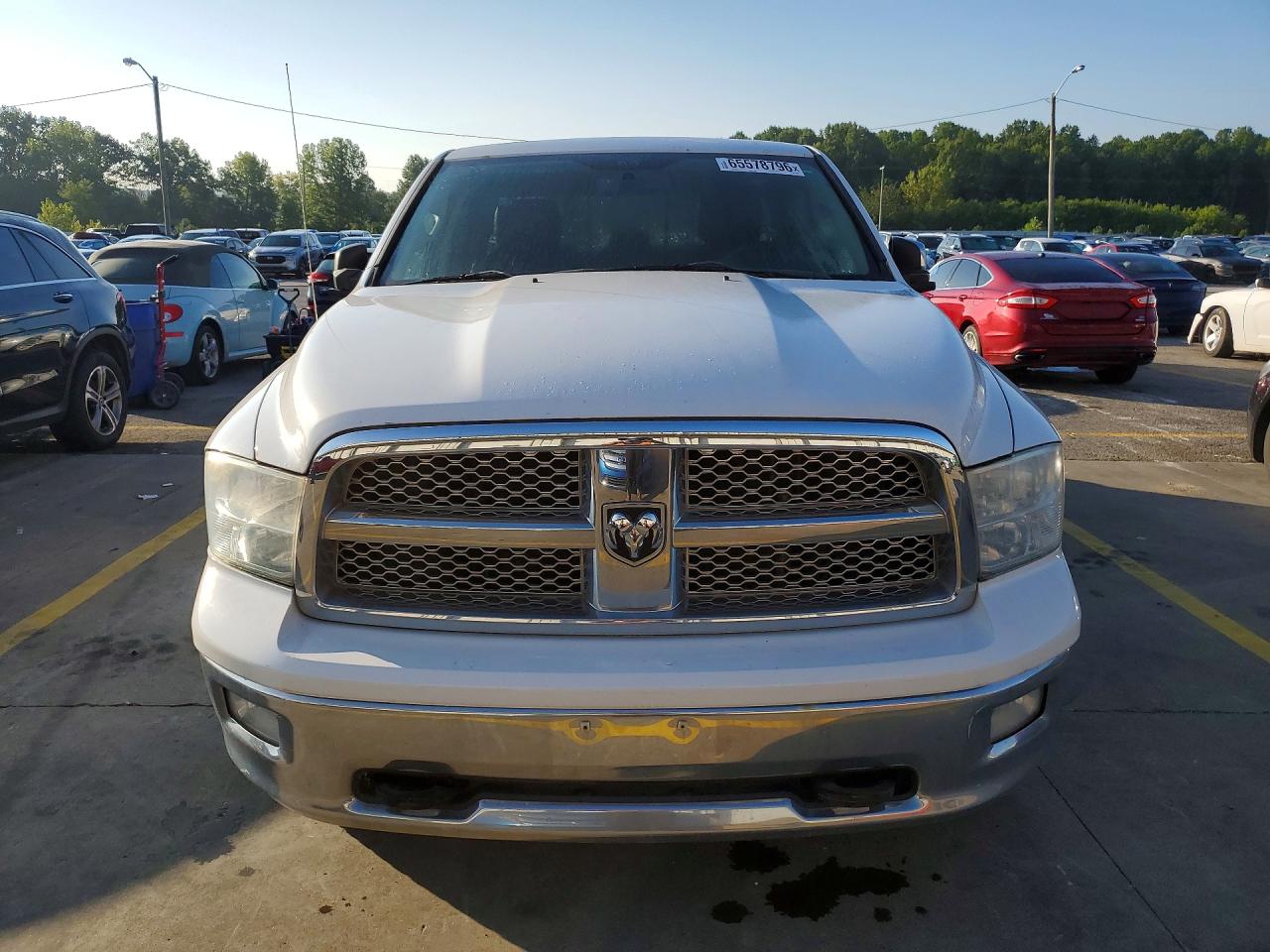 2012 Dodge Ram 1500 Laramie White vin: 1C6RD7JT5CS109261