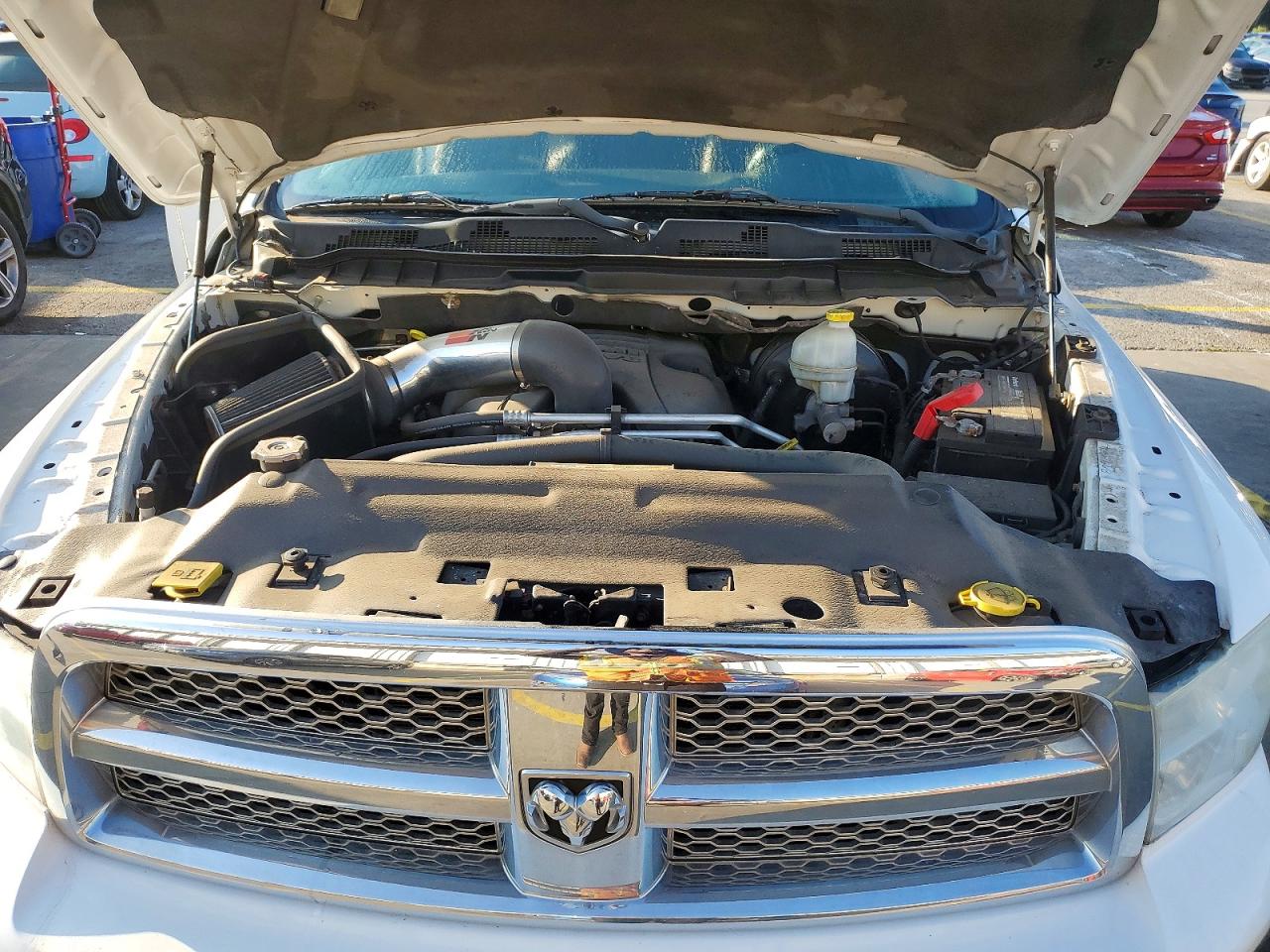 2012 Dodge Ram 1500 Laramie White vin: 1C6RD7JT5CS109261