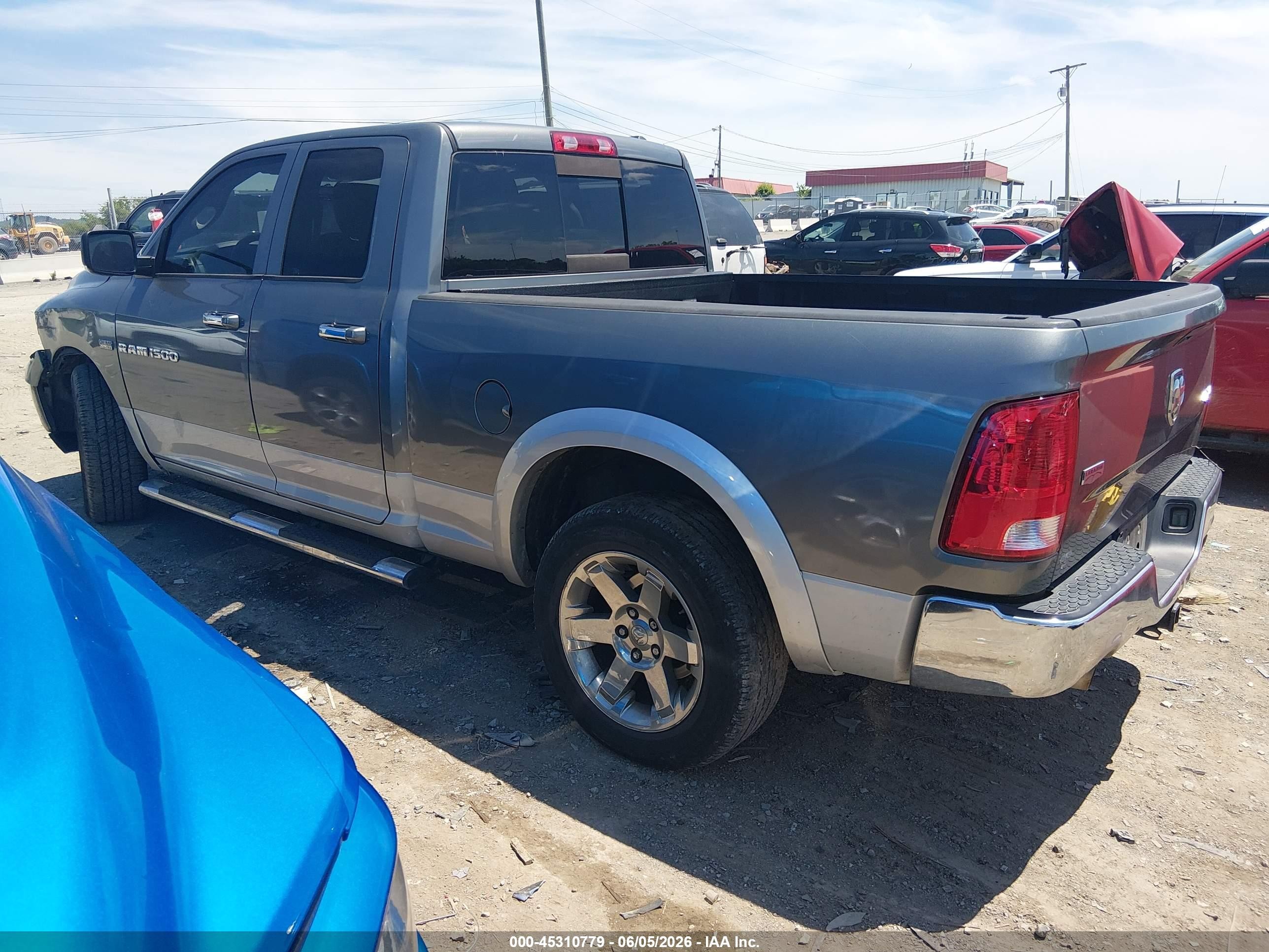 2012 Ram 1500 Laramie Gray vin: 1C6RD7JT7CS285812