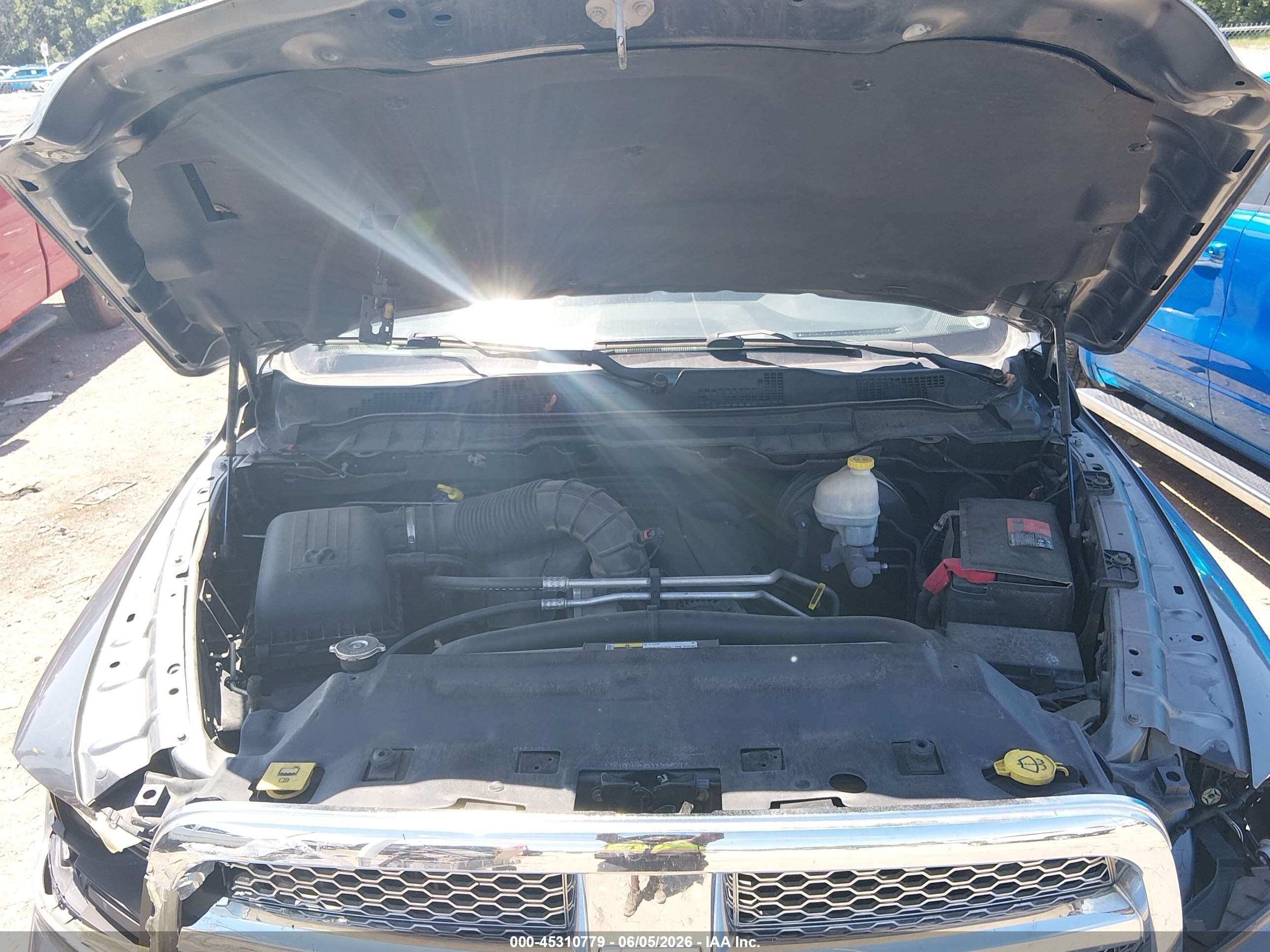 2012 Ram 1500 Laramie Gray vin: 1C6RD7JT7CS285812