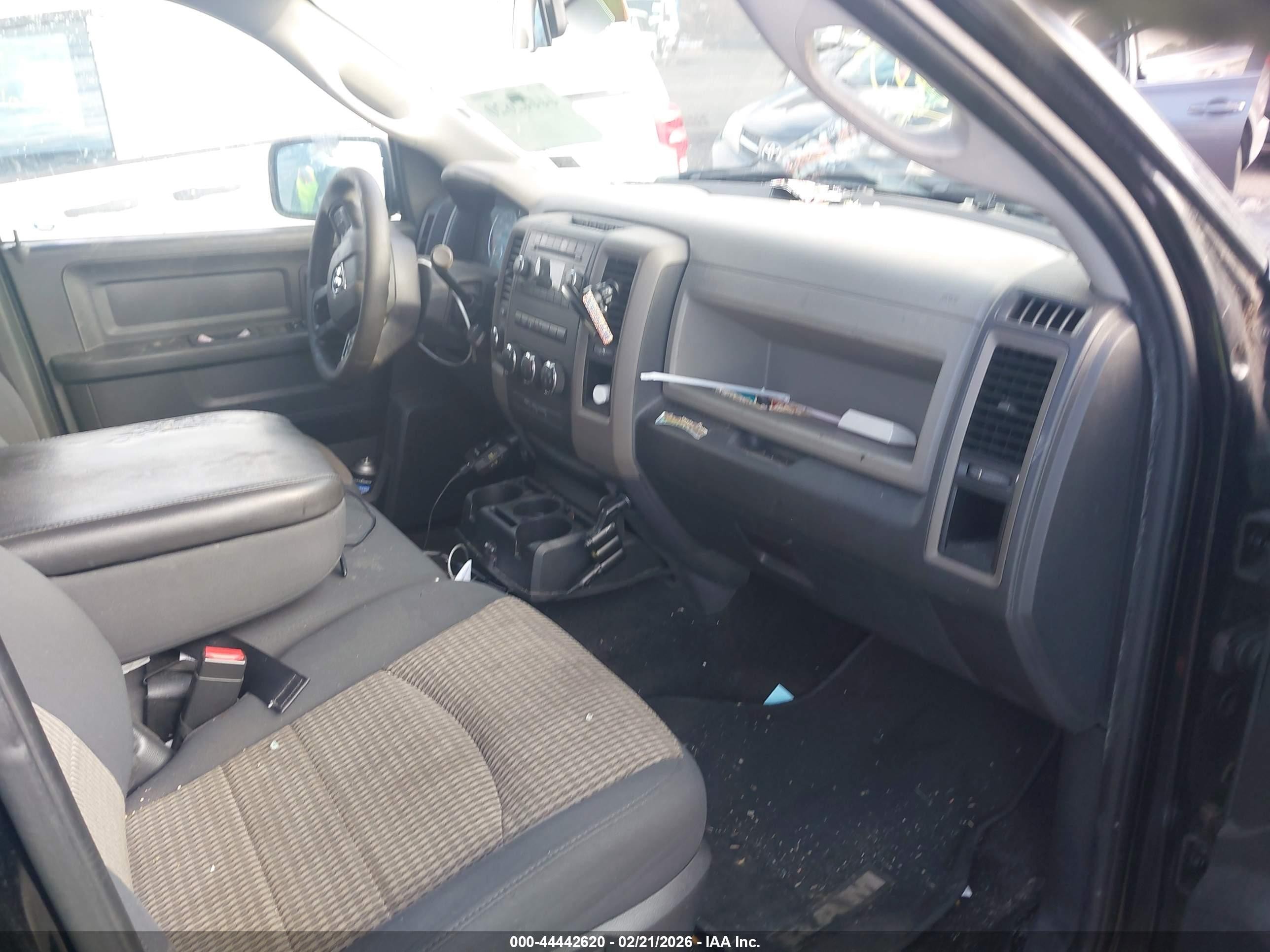2012 Ram 1500 St Black vin: 1C6RD7KP2CS247647