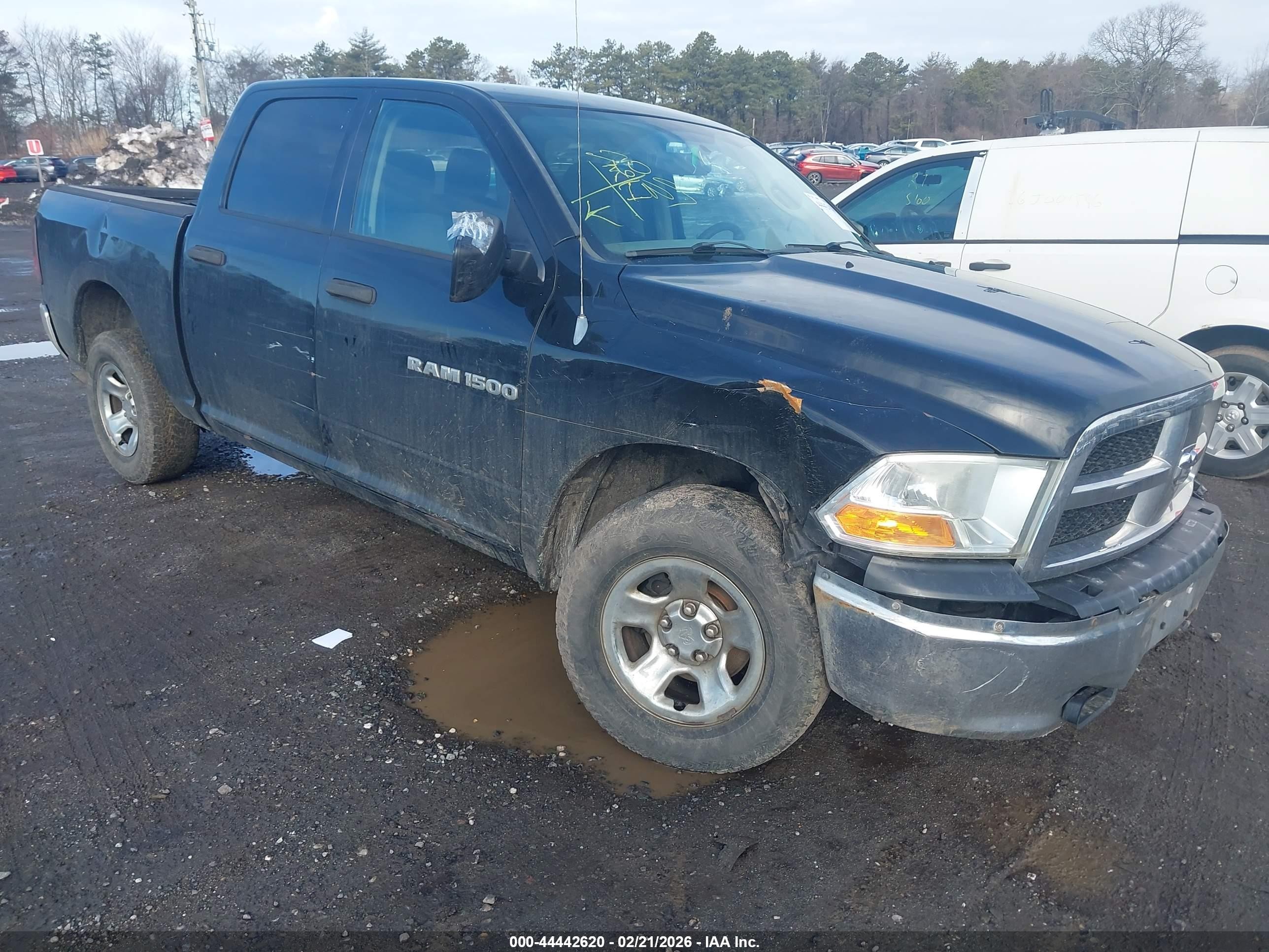 2012 Ram 1500 St Black vin: 1C6RD7KP2CS247647