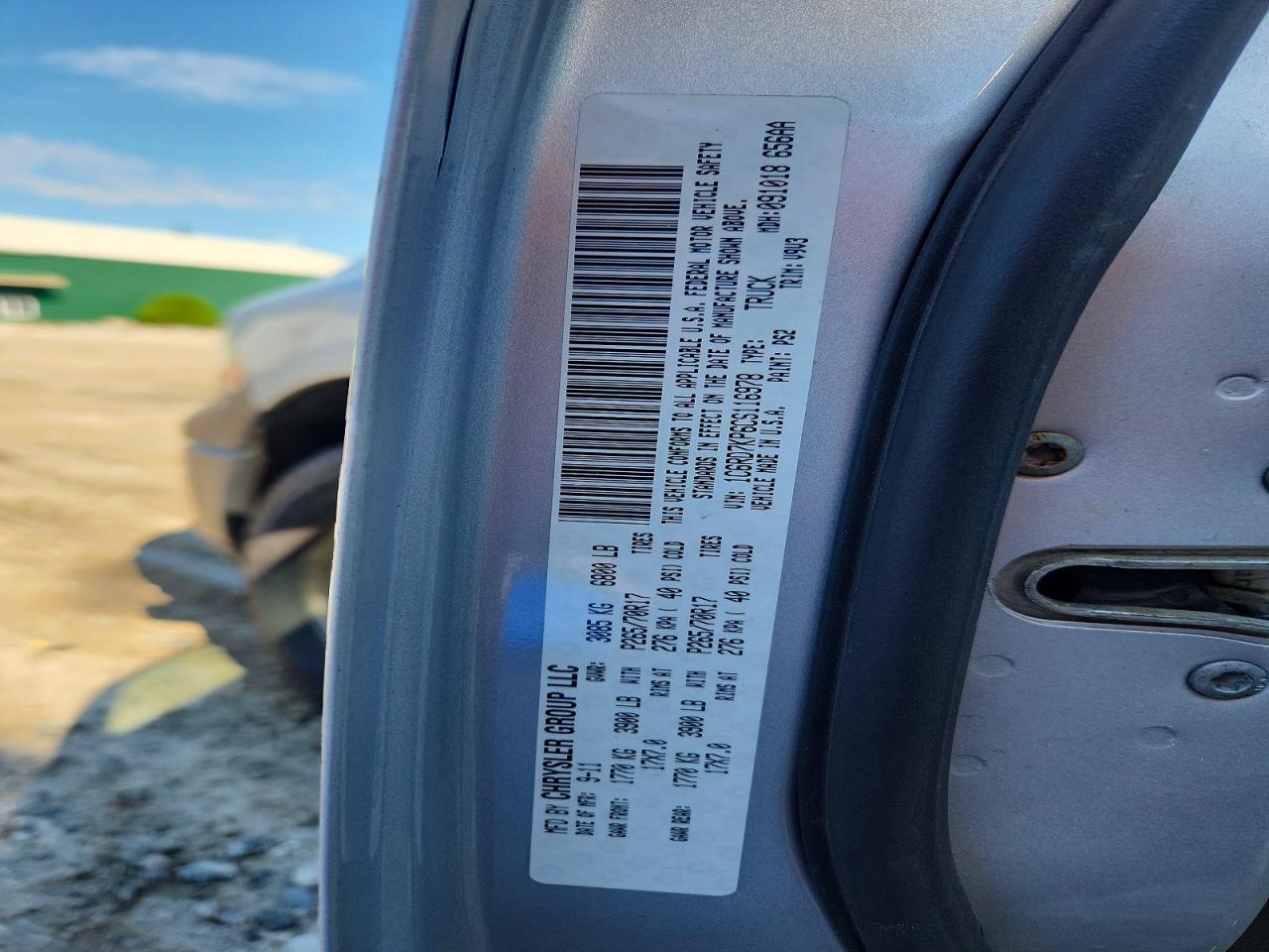 2012 Dodge Ram 1500 St Gray vin: 1C6RD7KP6CS116978
