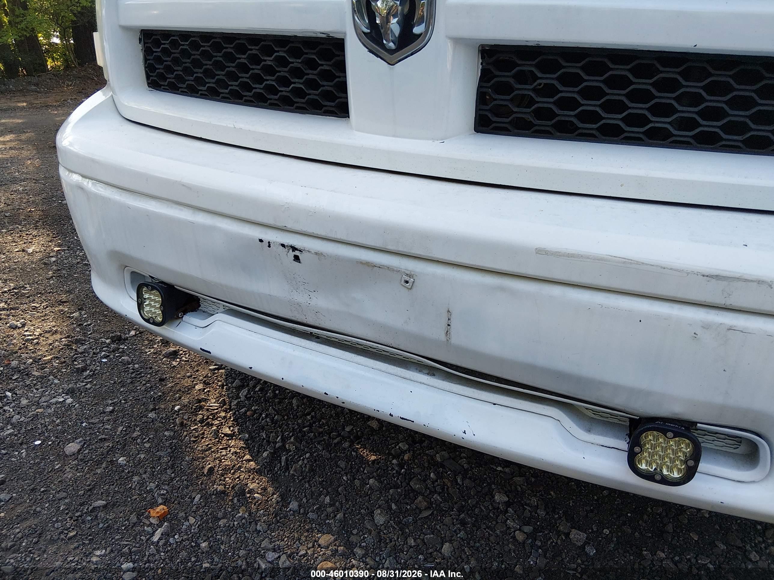 2012 Ram 1500 Tradesman White vin: 1C6RD7KP7CS289215