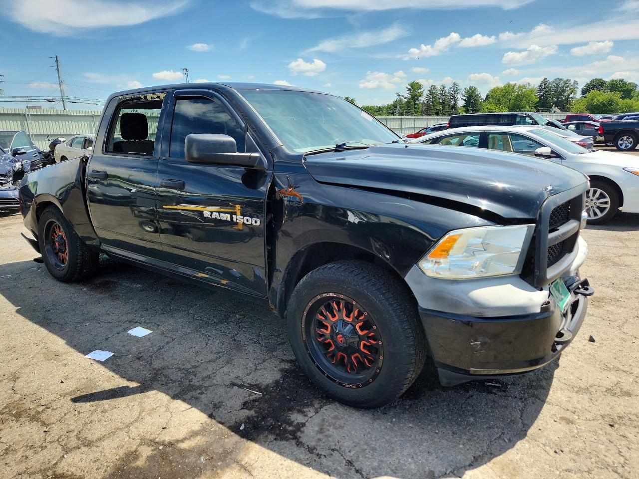 2012 Dodge Ram 1500 St Black vin: 1C6RD7KPXCS319369