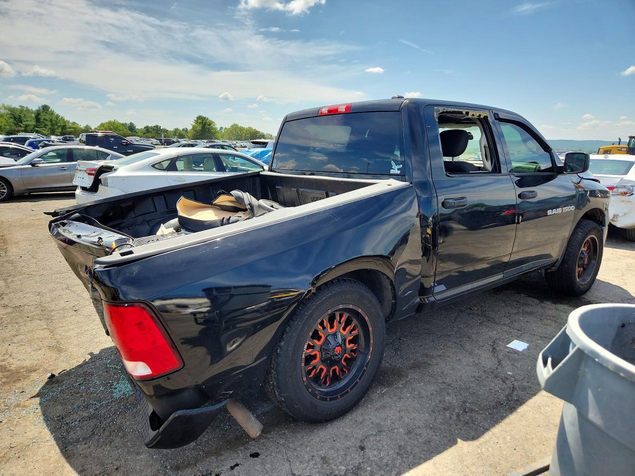 2012 Dodge Ram 1500 St Black vin: 1C6RD7KPXCS319369