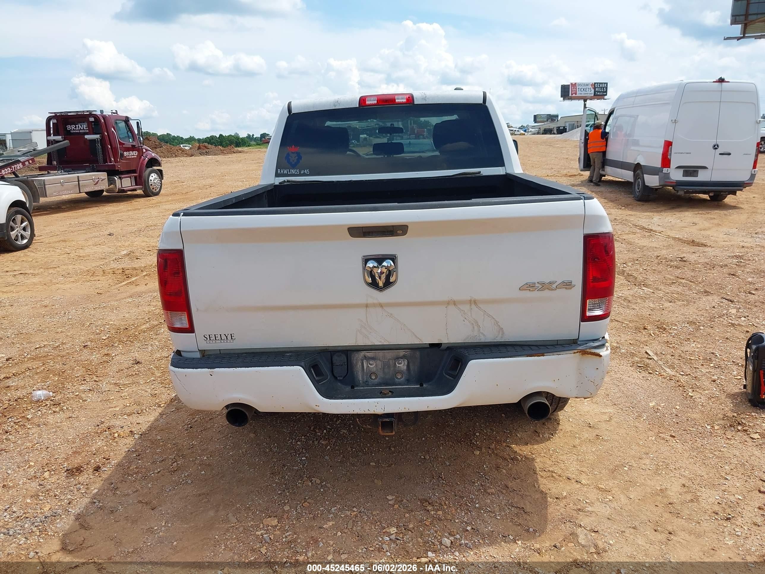 2012 Ram 1500 St White vin: 1C6RD7KT0CS176994