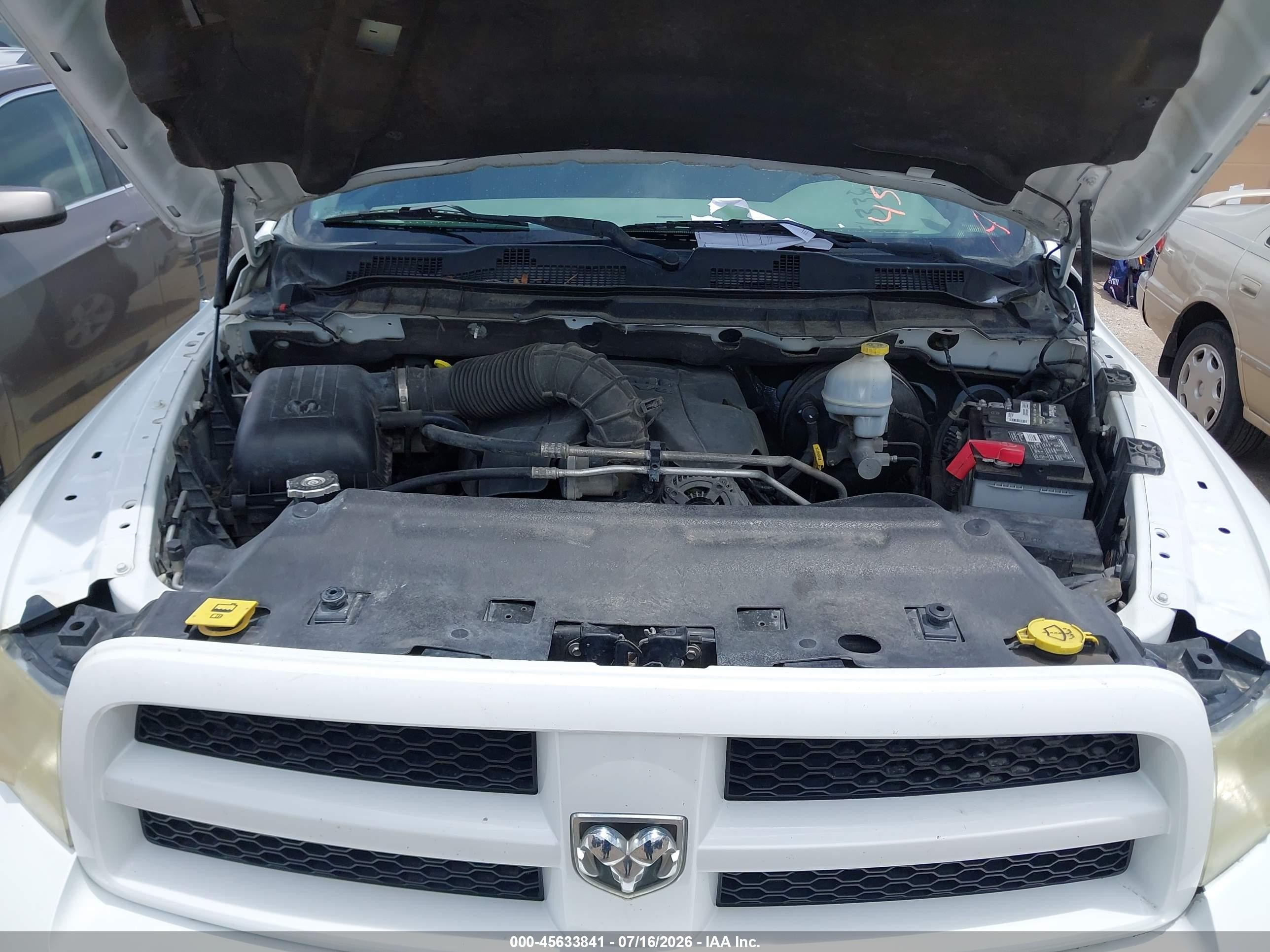 2012 Ram 1500 Express White vin: 1C6RD7KT0CS274388