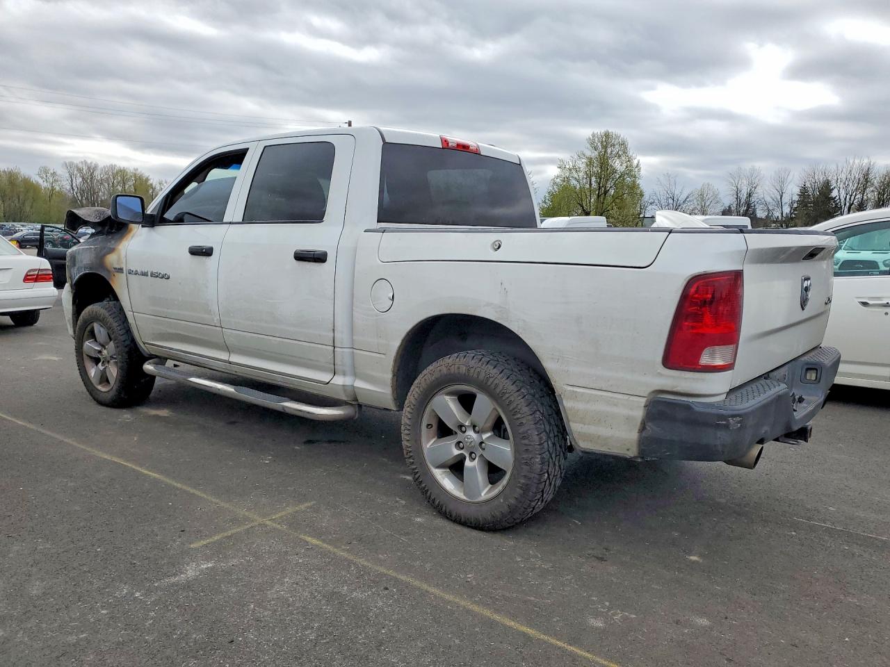 2012 Dodge Ram 1500 St White vin: 1C6RD7KT1CS185431