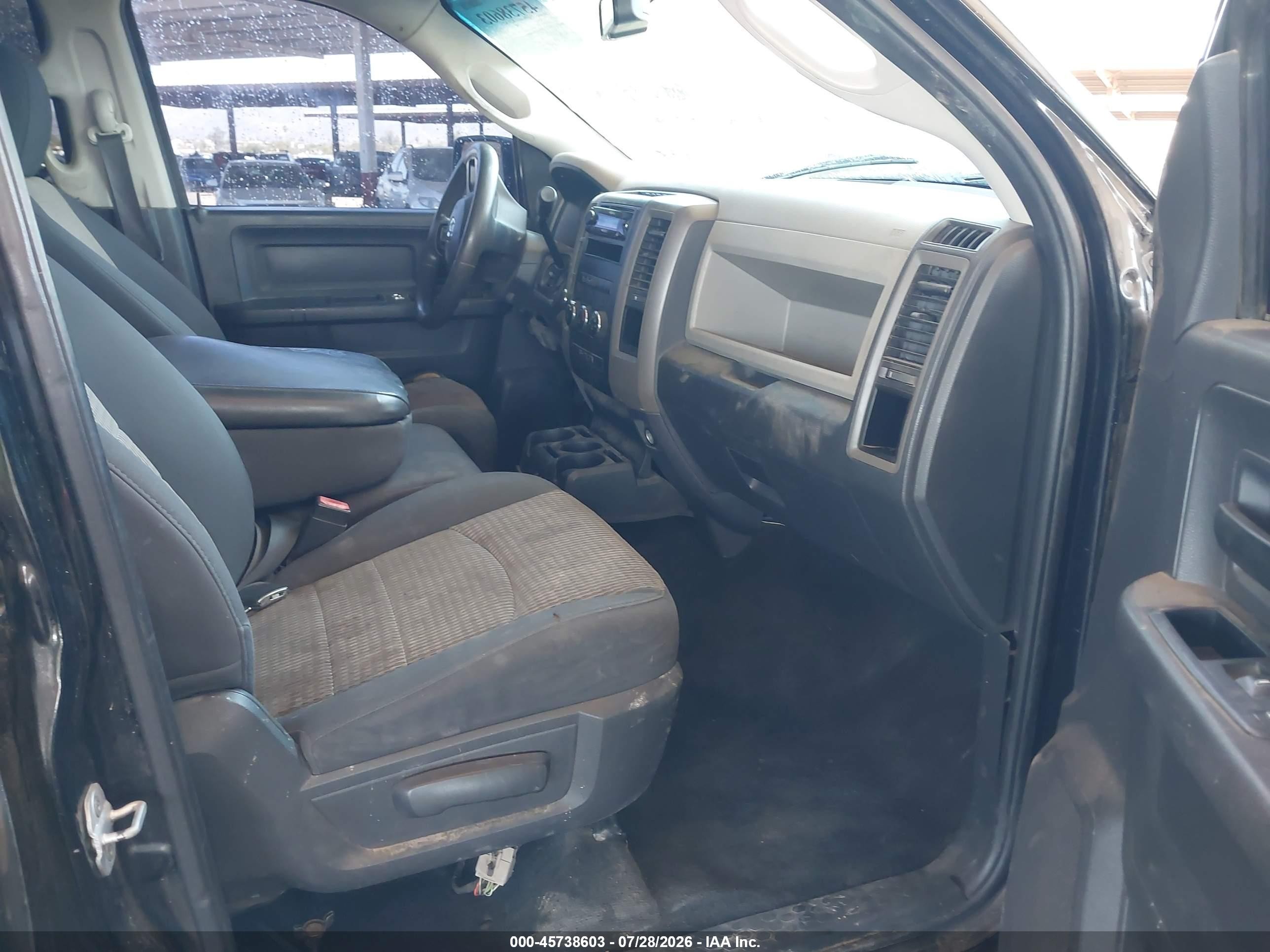2012 Ram 1500 St Black vin: 1C6RD7KT2CS251372