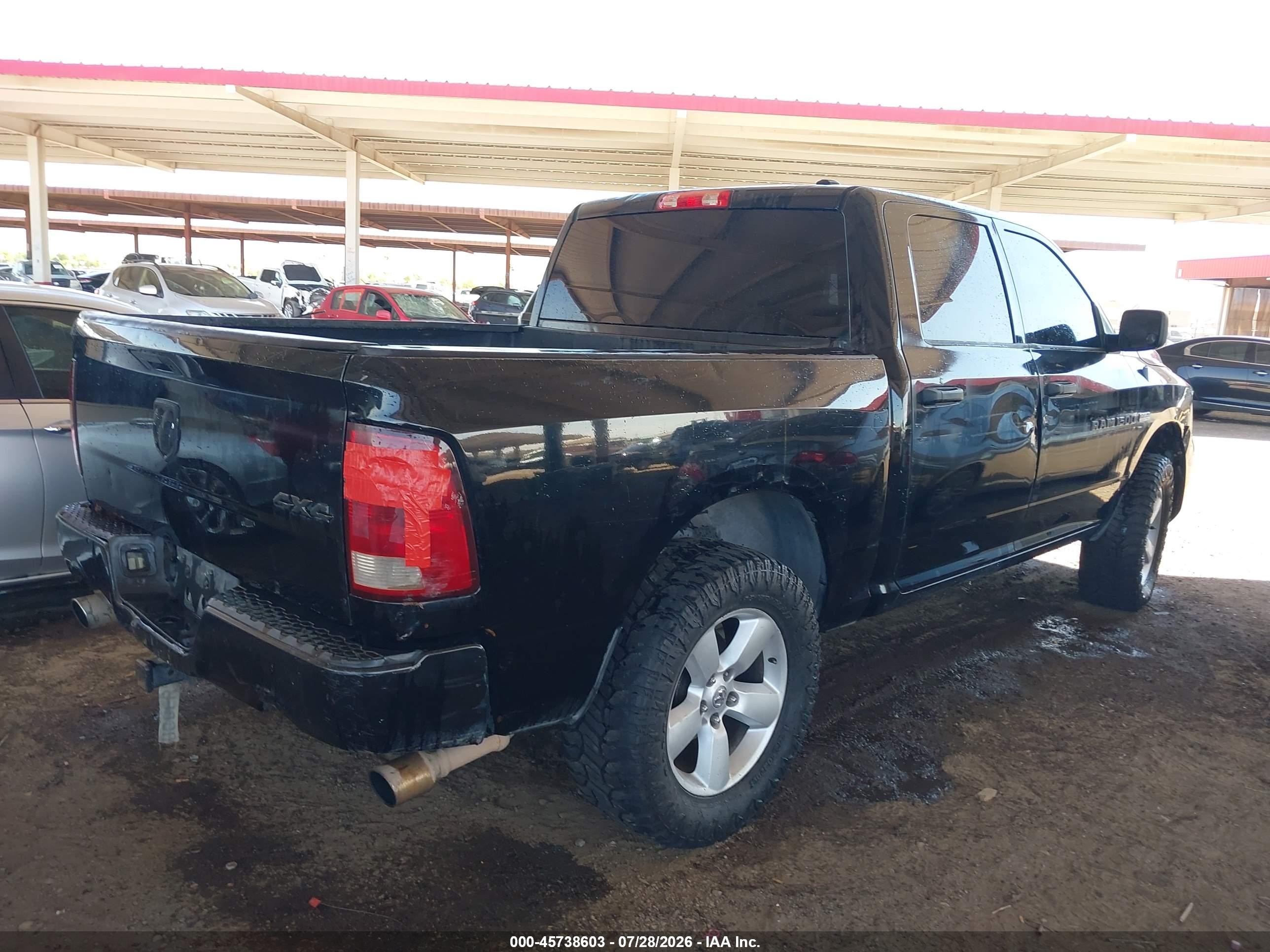 2012 Ram 1500 St Black vin: 1C6RD7KT2CS251372
