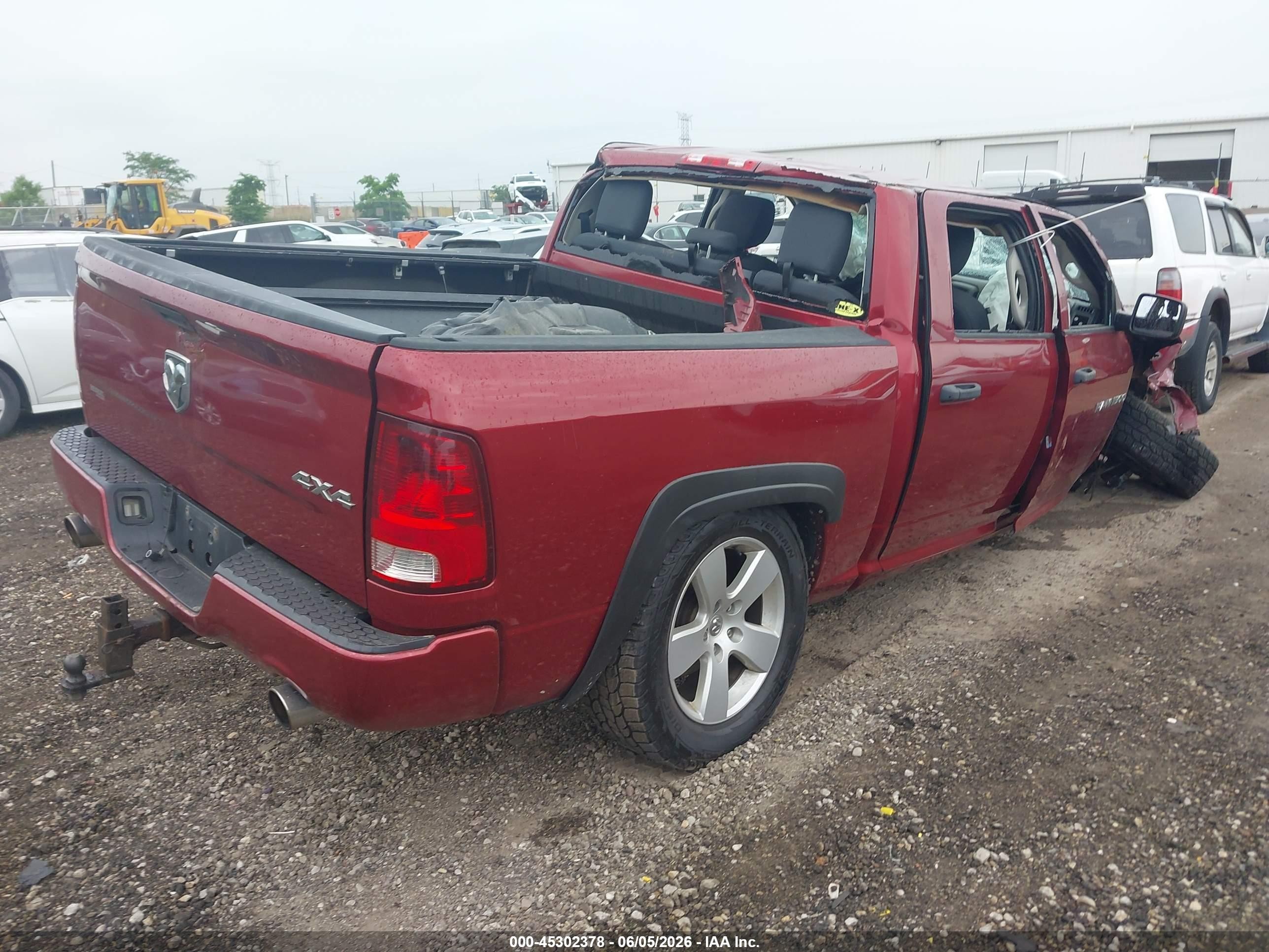 2012 Ram 1500 St Red vin: 1C6RD7KT2CS344229