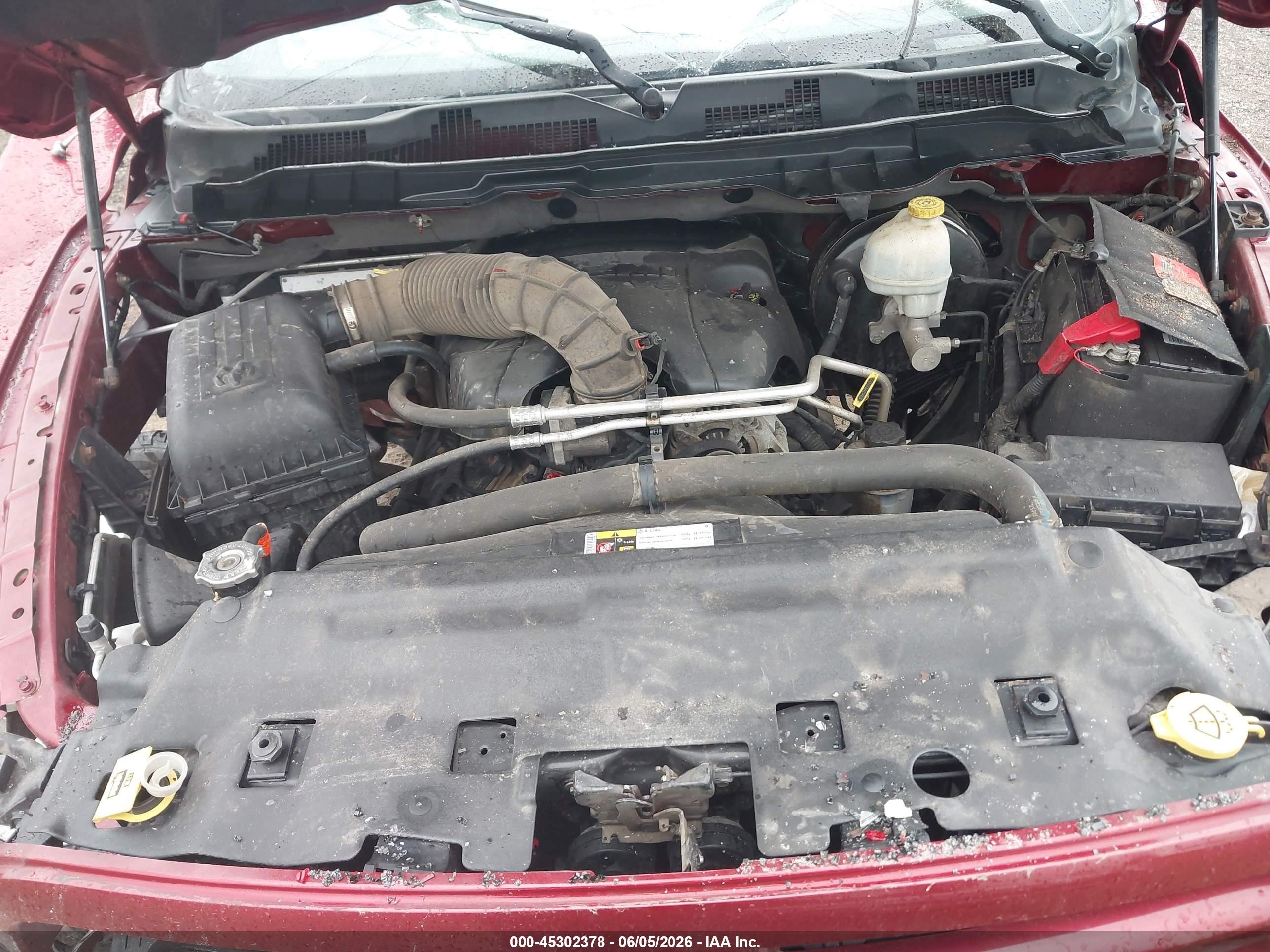 2012 Ram 1500 St Red vin: 1C6RD7KT2CS344229