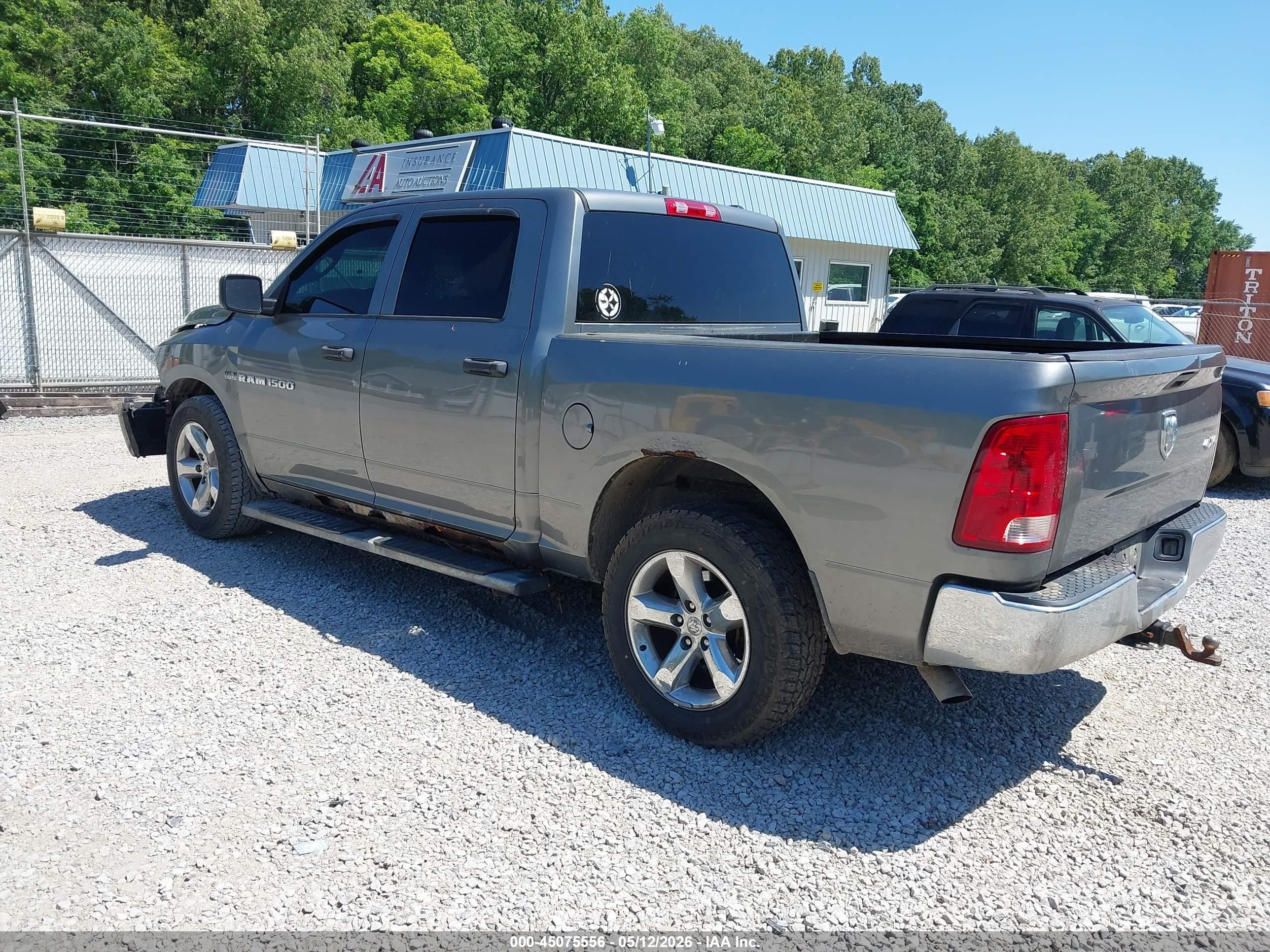 2012 Ram 1500 St Gray vin: 1C6RD7KT3CS104753