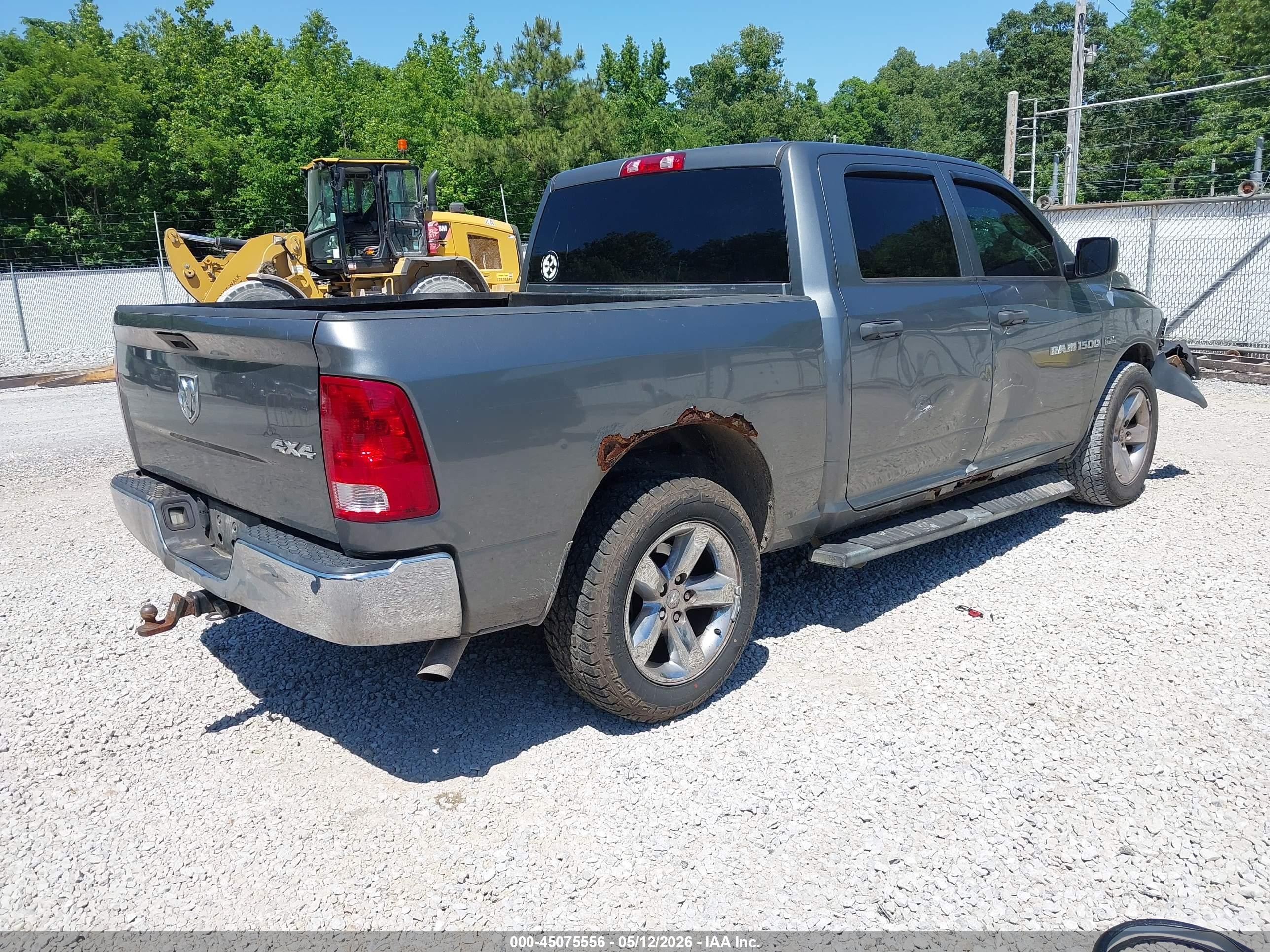 2012 Ram 1500 St Gray vin: 1C6RD7KT3CS104753
