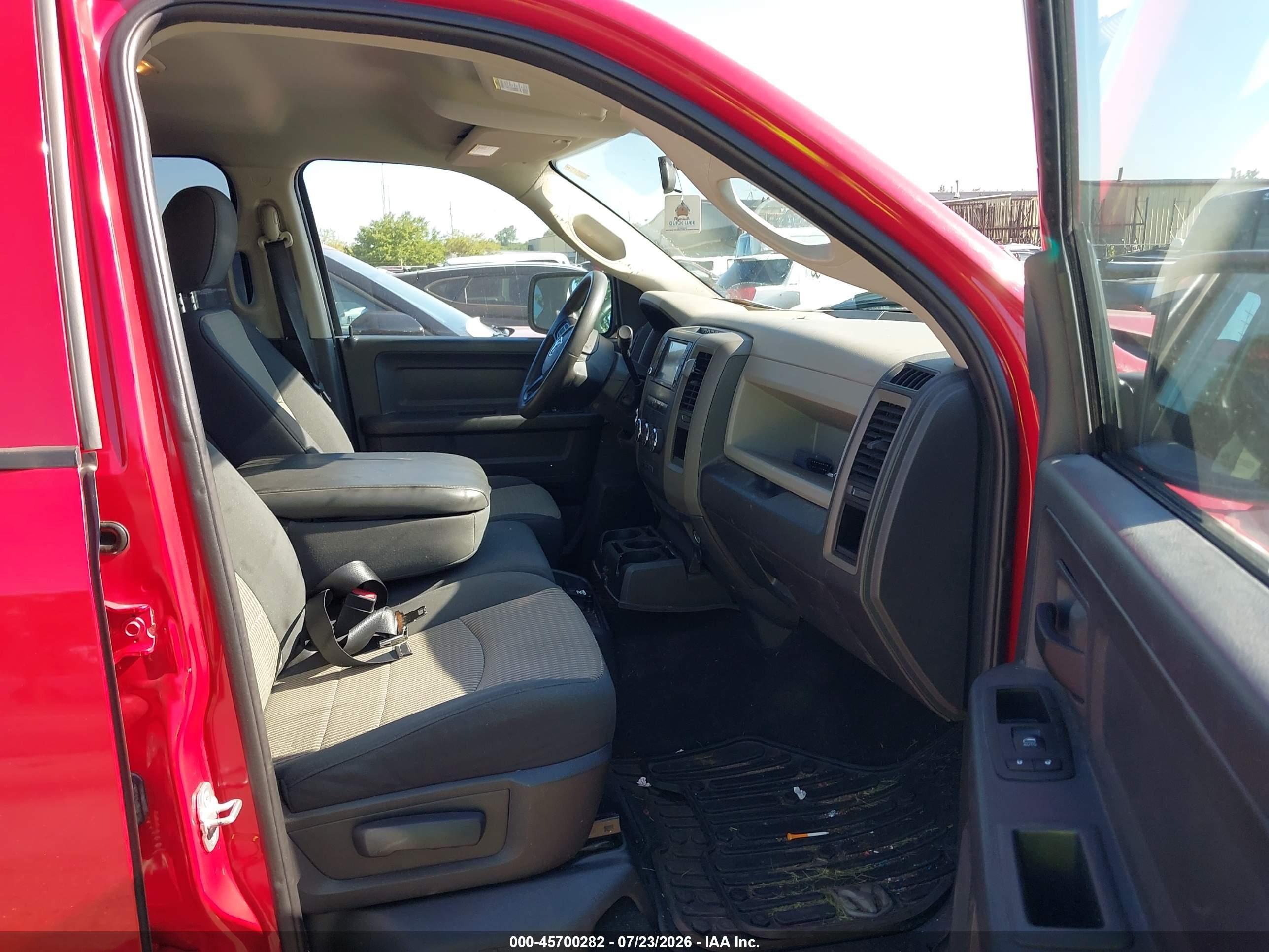 2012 Ram 1500 Express Red vin: 1C6RD7KT3CS234371