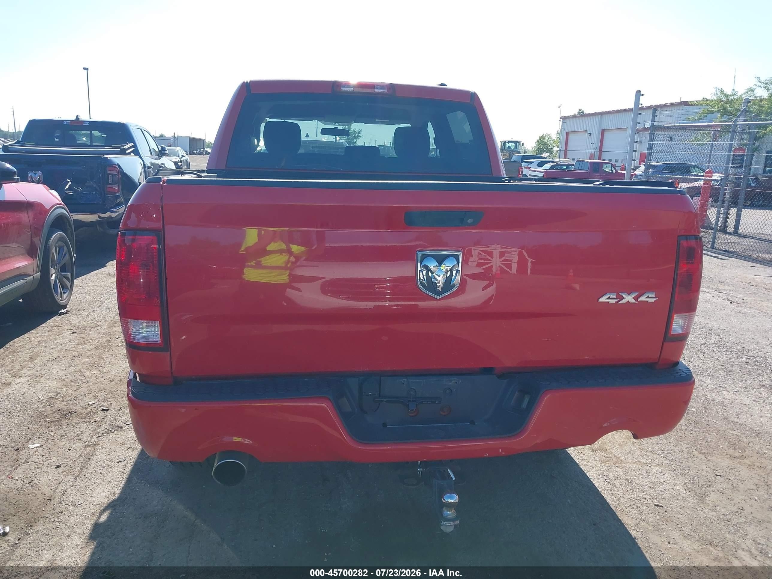 2012 Ram 1500 Express Red vin: 1C6RD7KT3CS234371