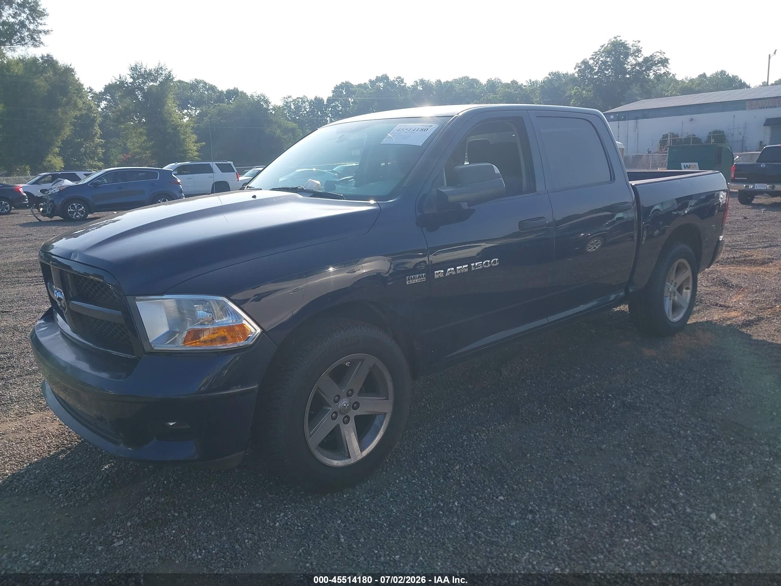 2012 Ram 1500 St Dark Blue vin: 1C6RD7KT3CS269475