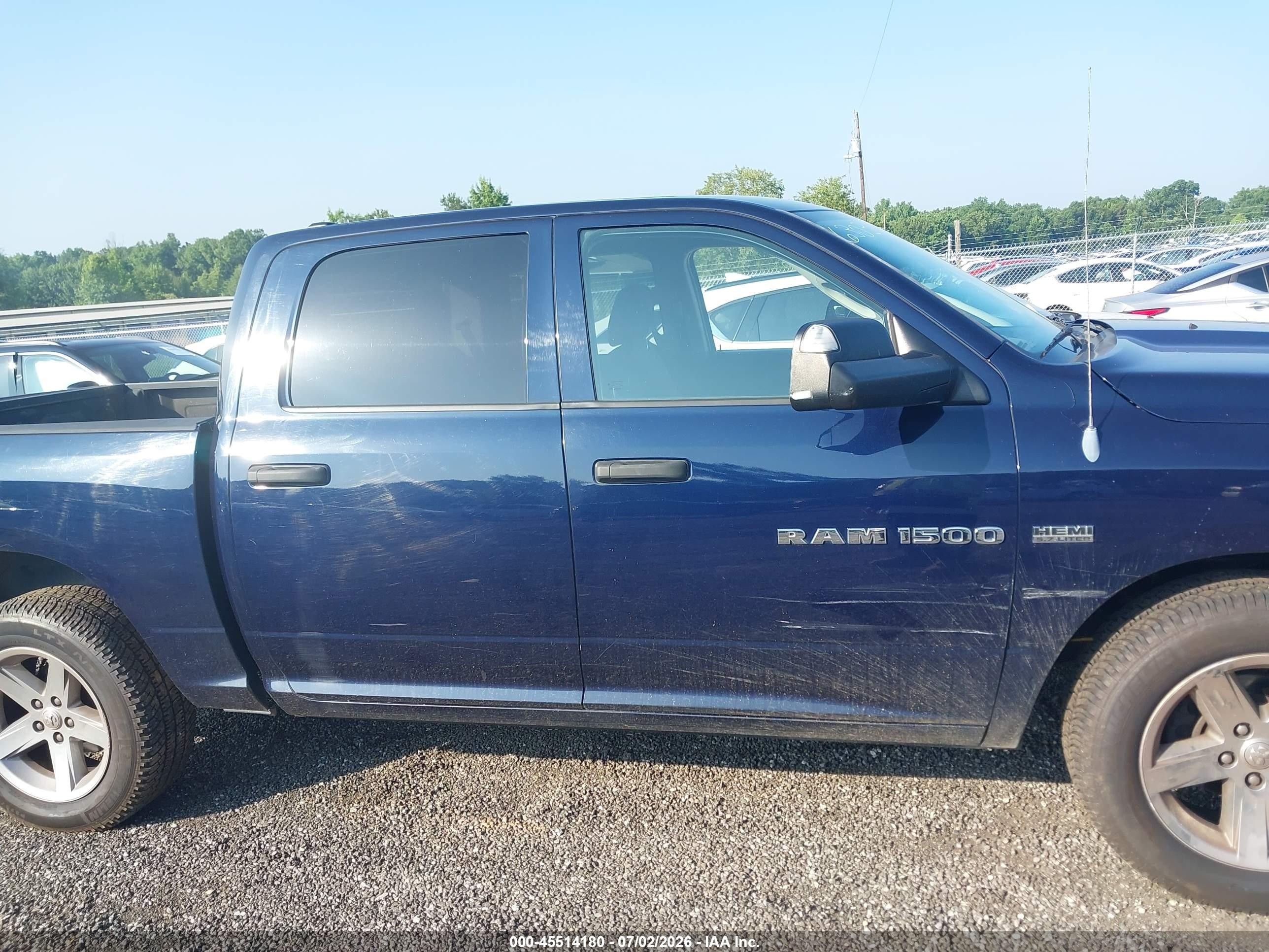 2012 Ram 1500 St Dark Blue vin: 1C6RD7KT3CS269475