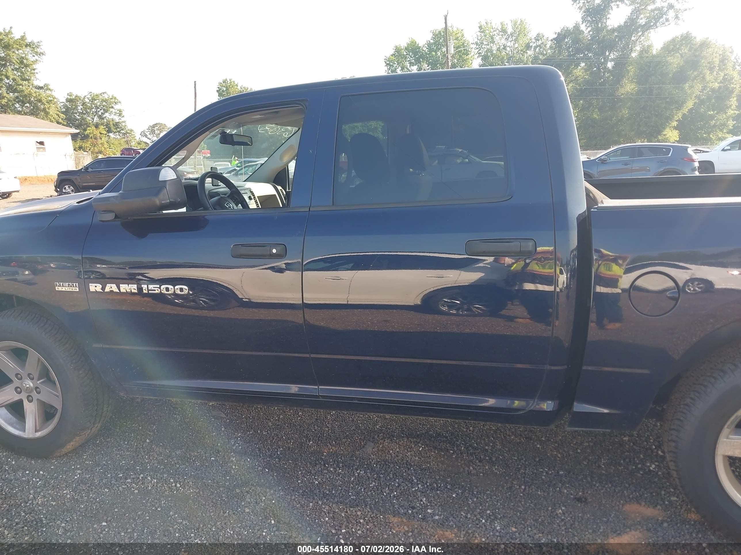 2012 Ram 1500 St Dark Blue vin: 1C6RD7KT3CS269475