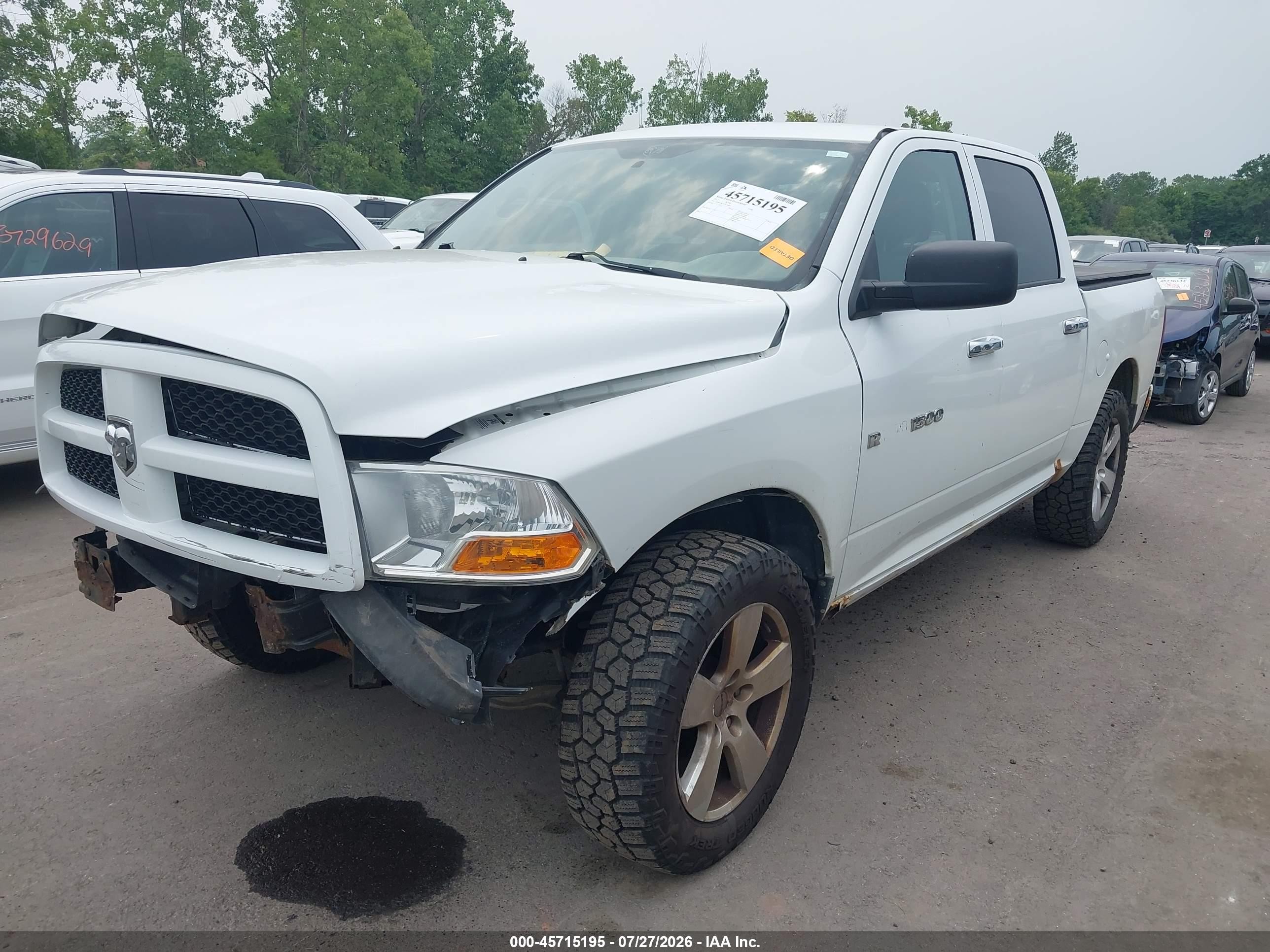 2012 Ram 1500 Express White vin: 1C6RD7KT5CS176683