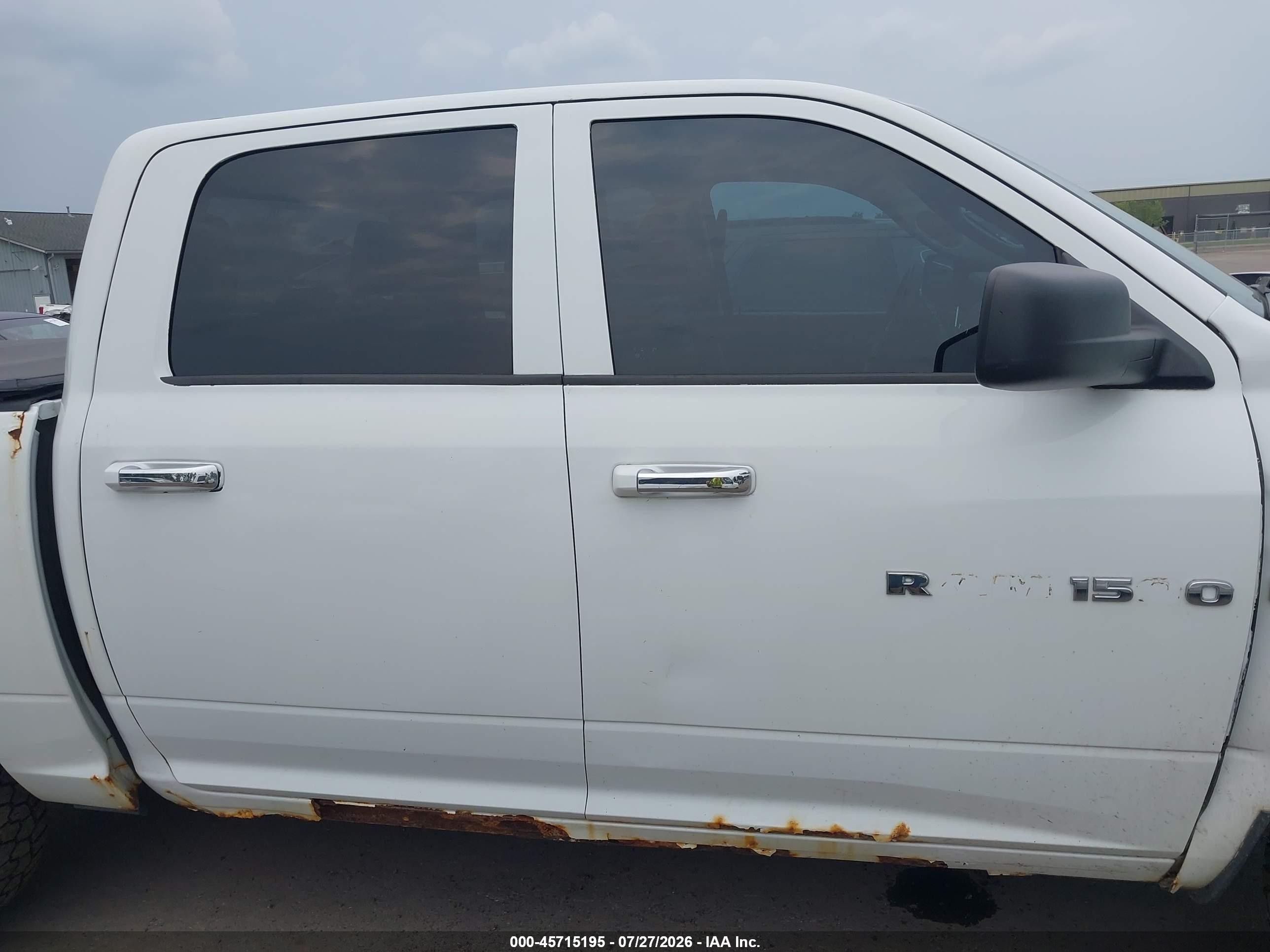 2012 Ram 1500 Express White vin: 1C6RD7KT5CS176683