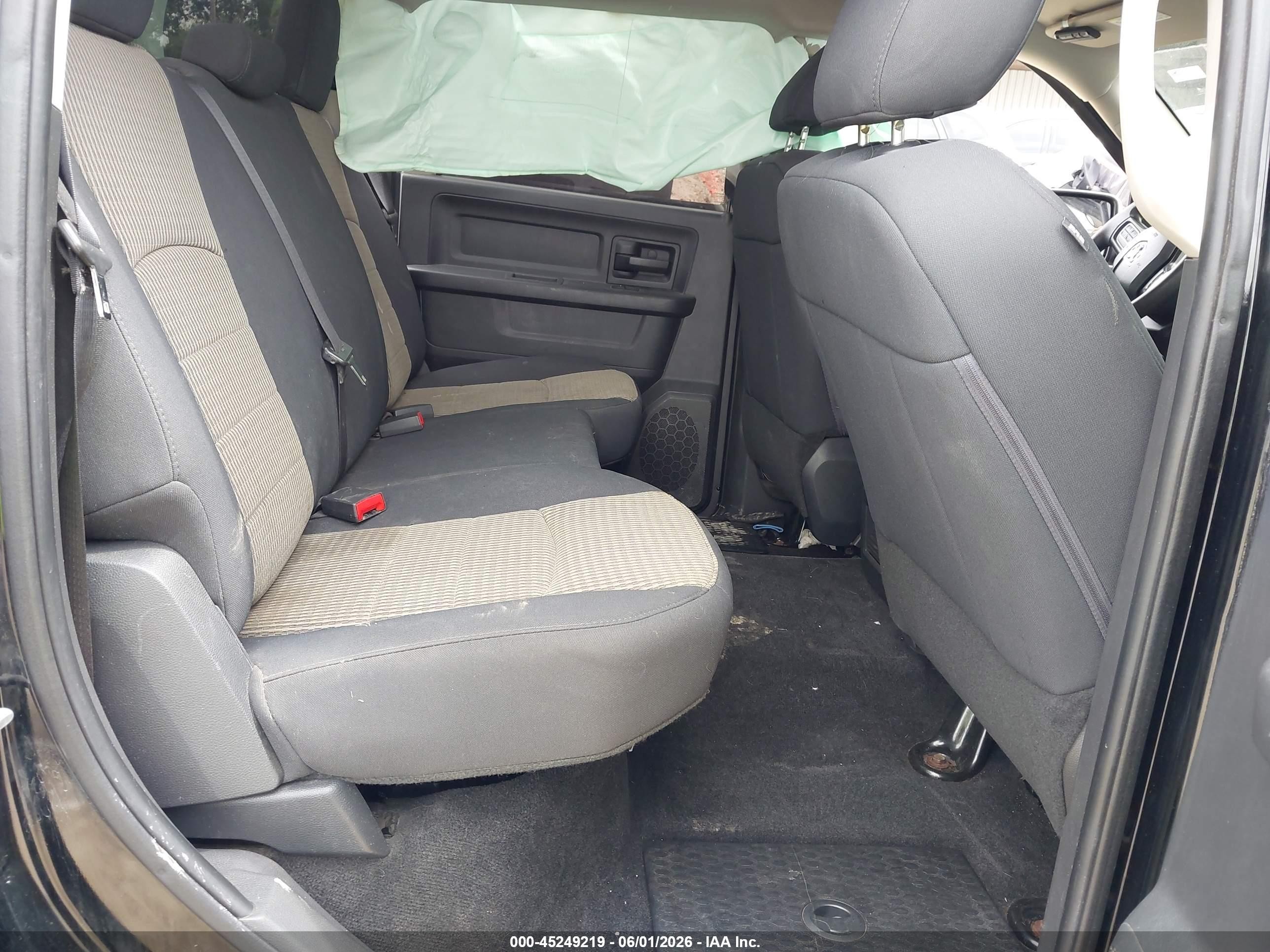 2012 Ram 1500 St Black vin: 1C6RD7KT6CS234204