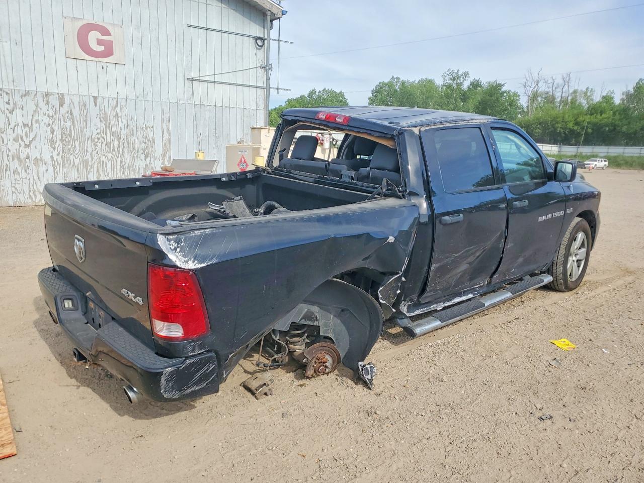 2012 Dodge Ram 1500 St Black vin: 1C6RD7KT6CS320239
