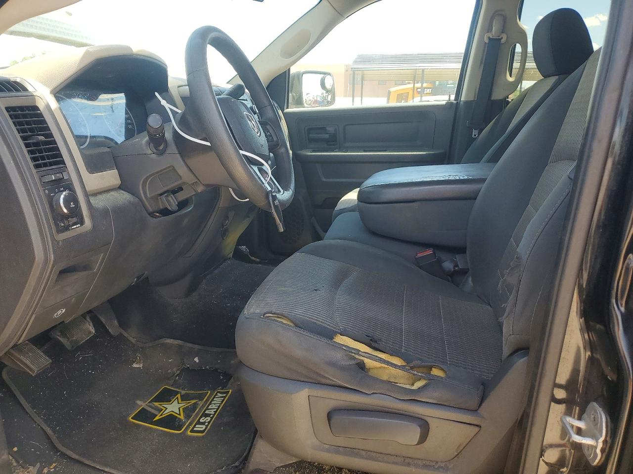 2012 Dodge Ram 1500 St Черный vin: 1C6RD7KT7CS140154