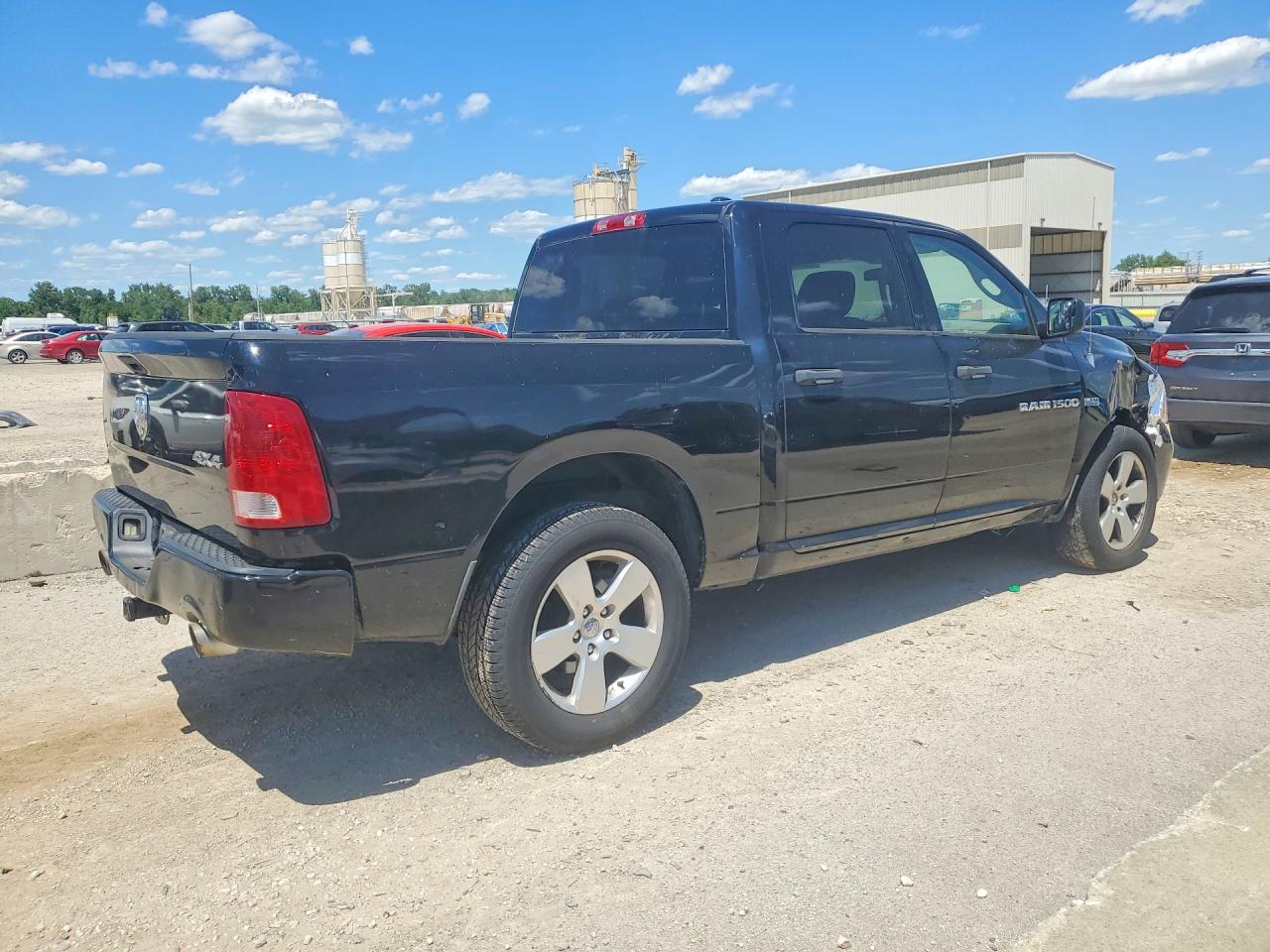2012 Dodge Ram 1500 St Черный vin: 1C6RD7KT7CS140154