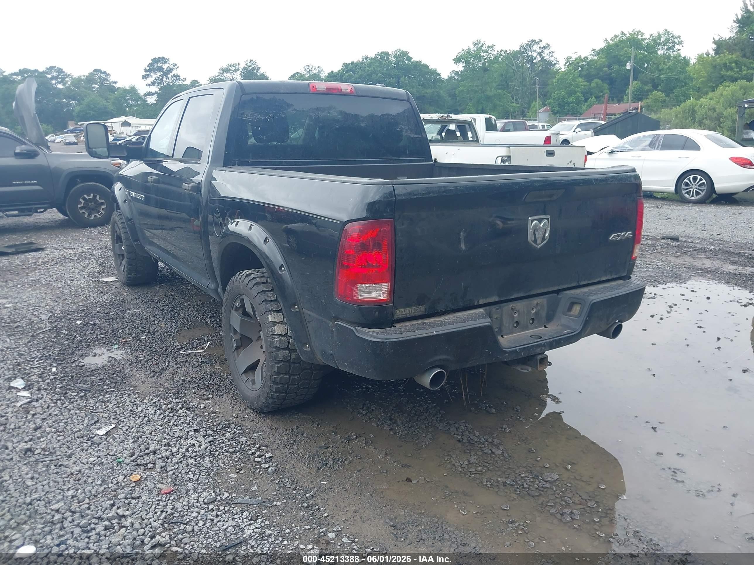 2012 Ram 1500 St Black vin: 1C6RD7KT9CS340534