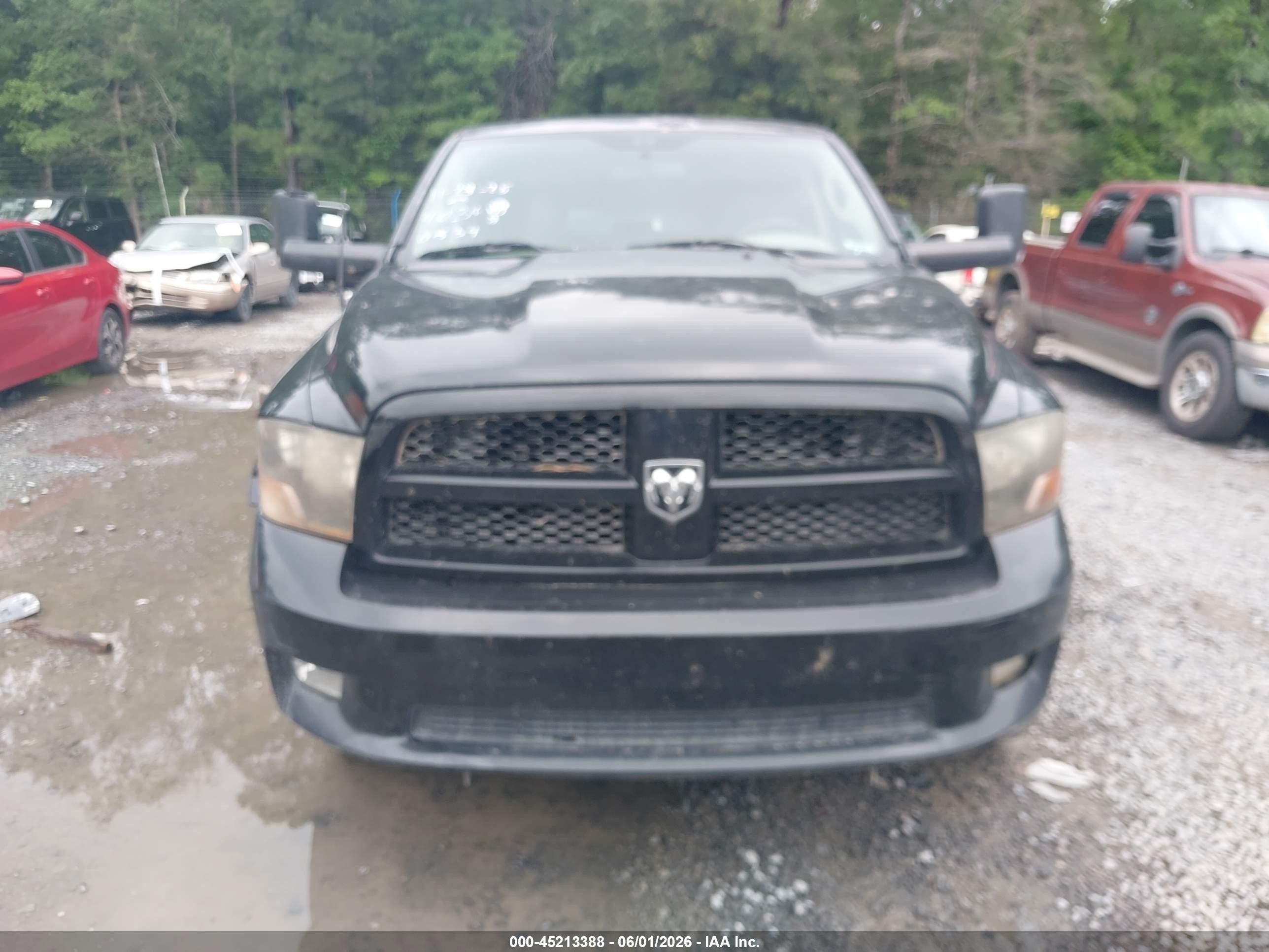 2012 Ram 1500 St Black vin: 1C6RD7KT9CS340534