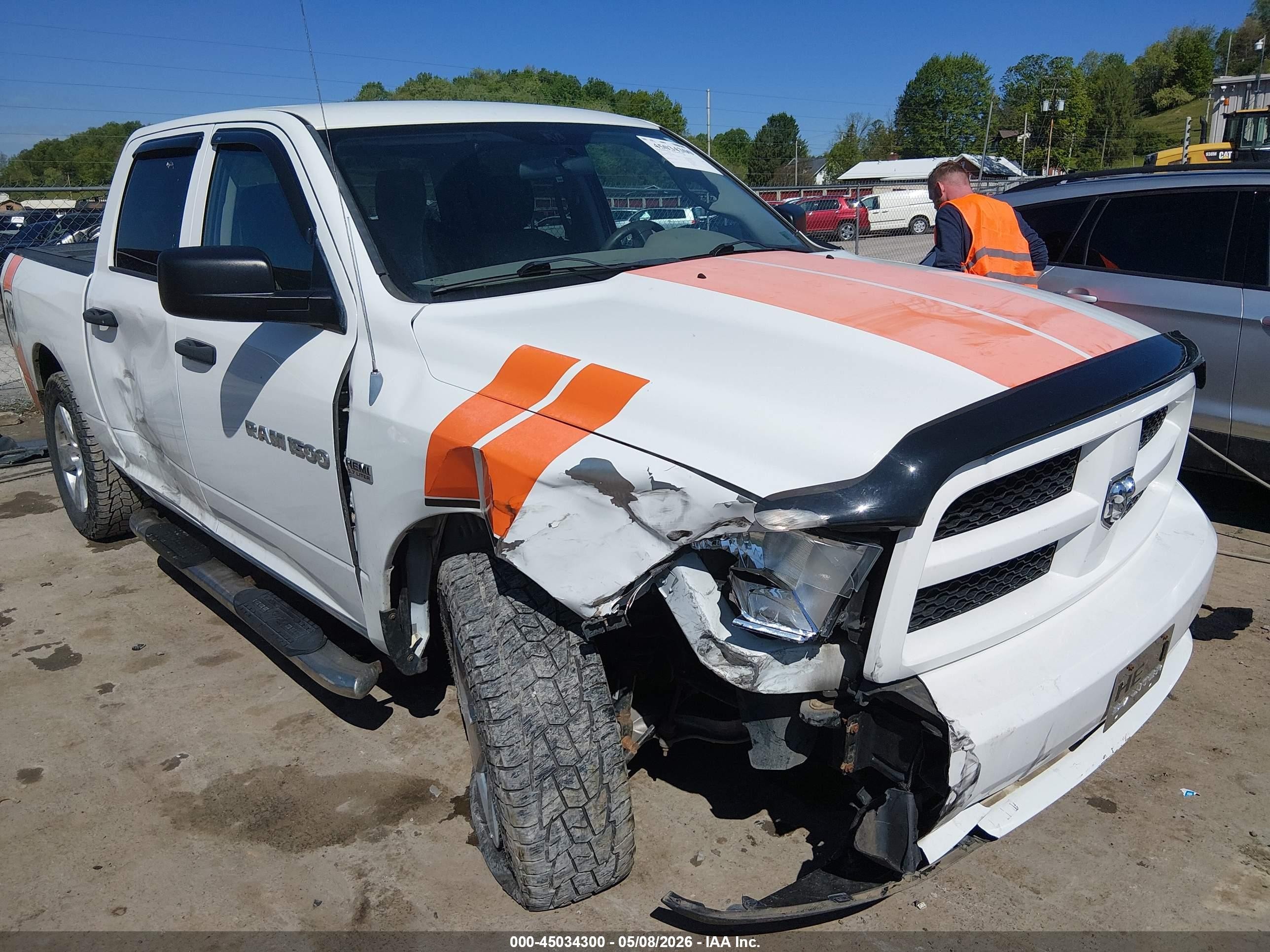 2012 Ram 1500 St White vin: 1C6RD7KTXCS208446