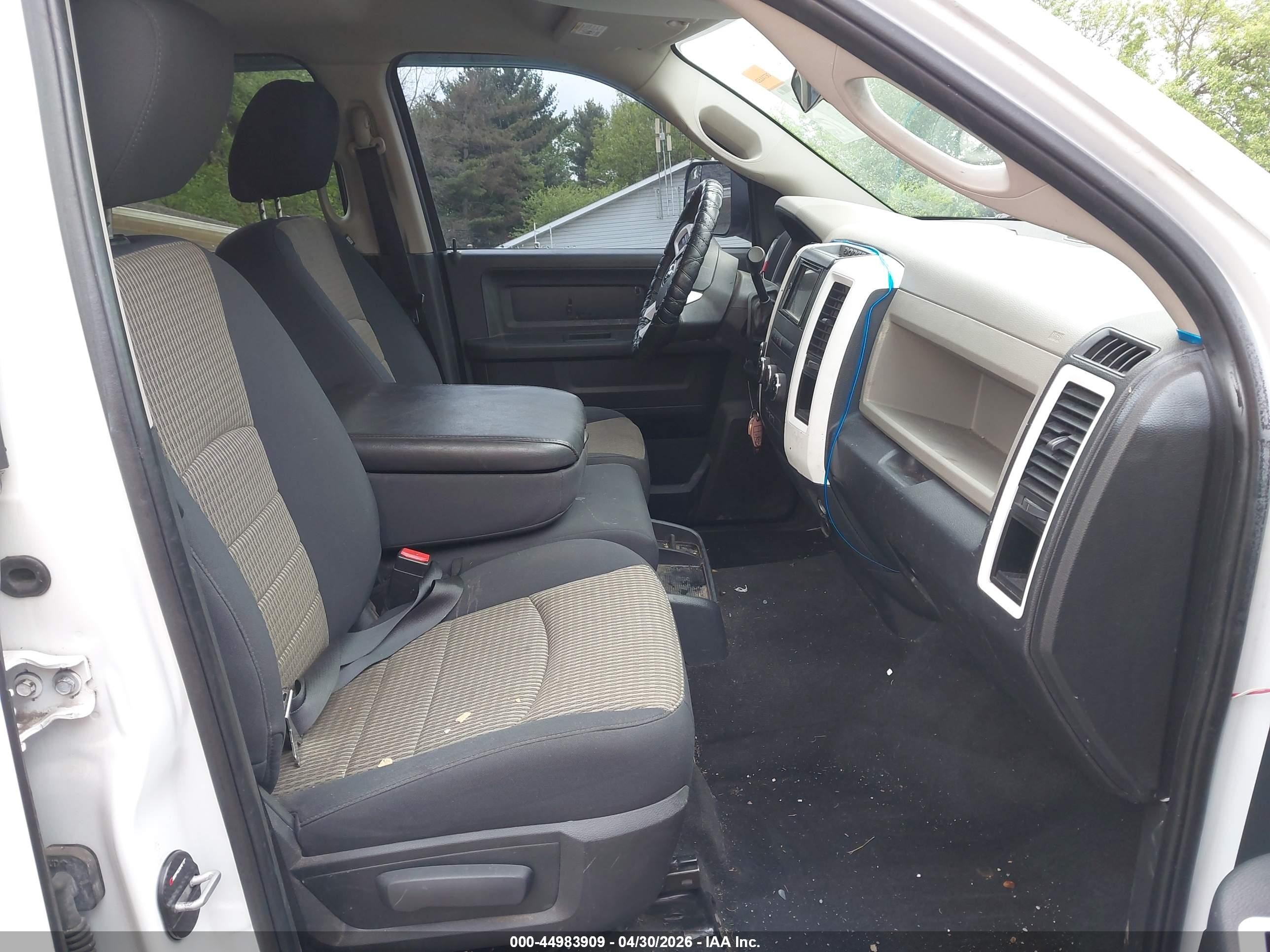 2012 Ram 1500 St White vin: 1C6RD7KTXCS234495