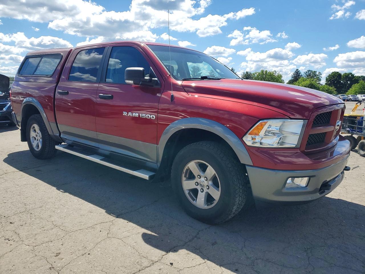 2012 Dodge Ram 1500 Slt Red vin: 1C6RD7LP8CS267593